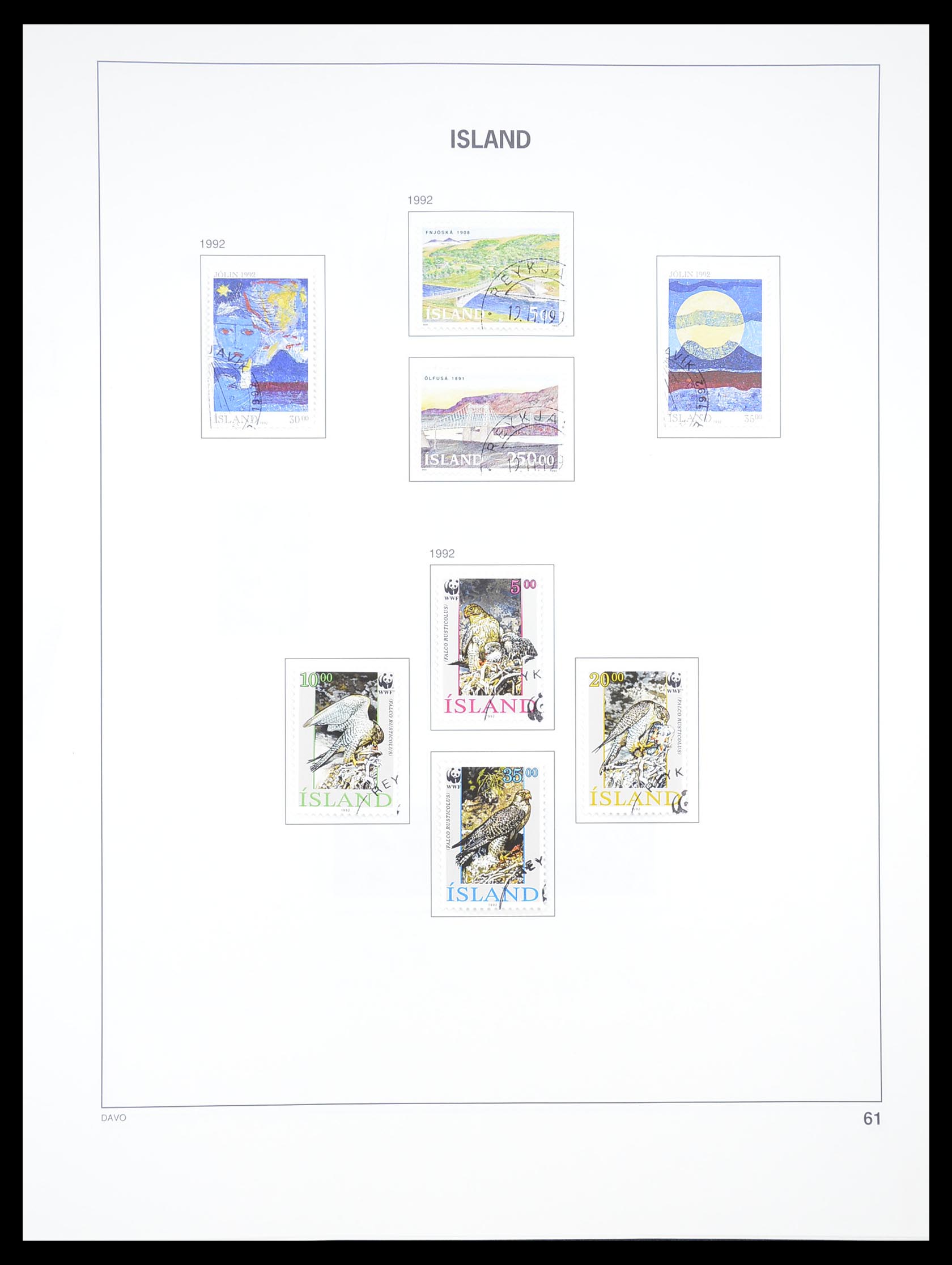 33387 060 - Postzegelverzameling 33387 IJsland 1876-2008.