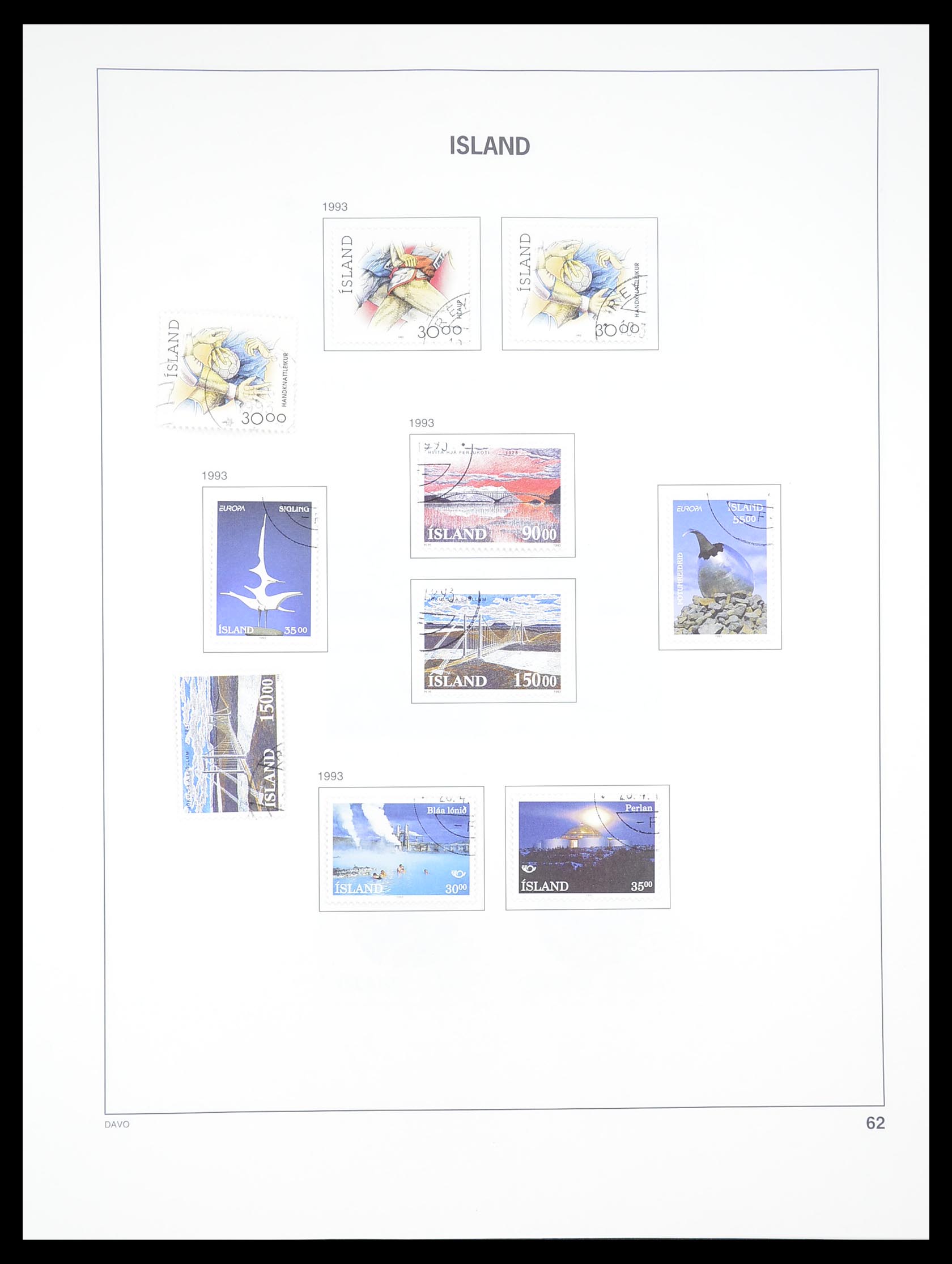 33387 061 - Postzegelverzameling 33387 IJsland 1876-2008.