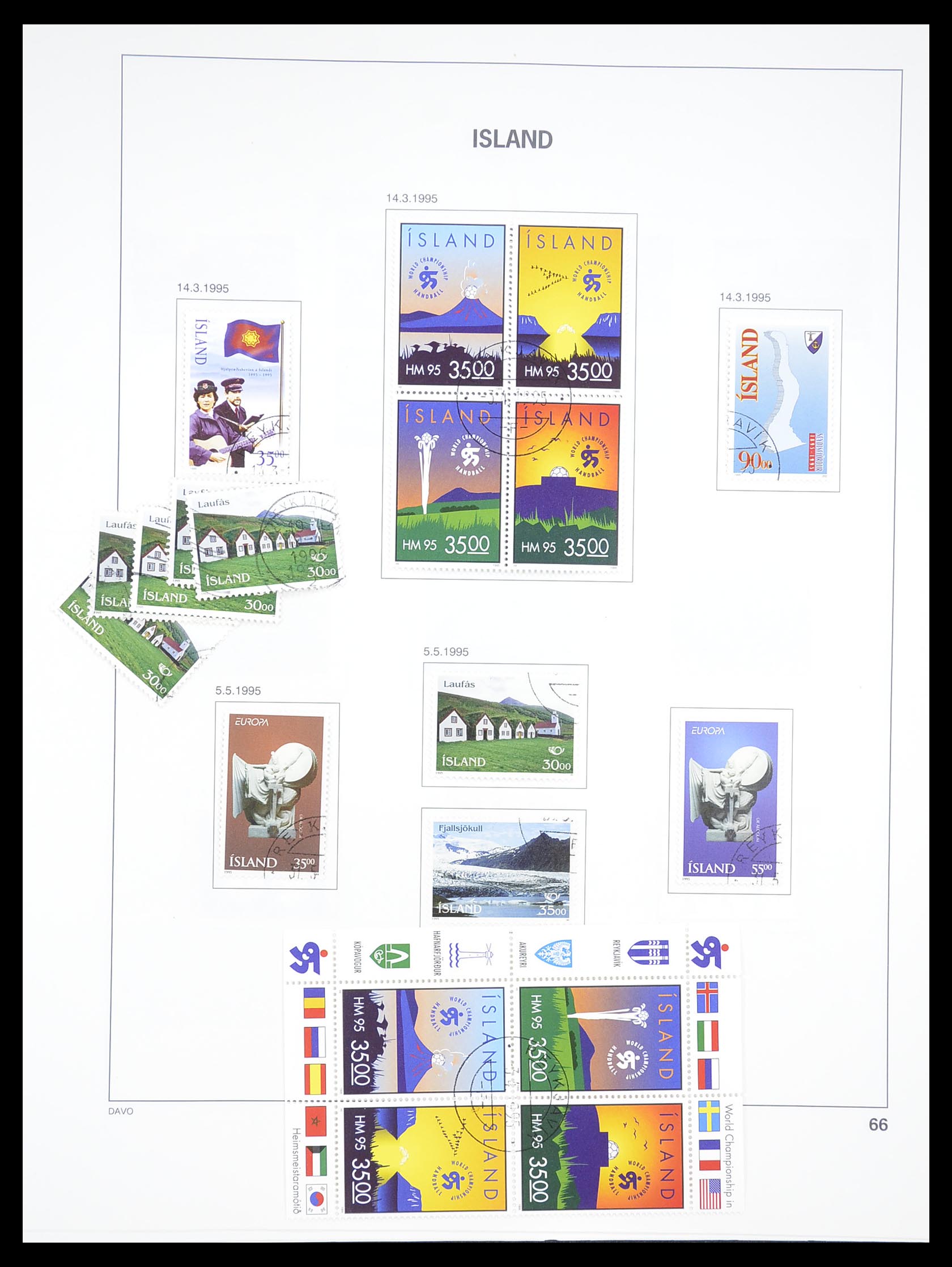 33387 065 - Postzegelverzameling 33387 IJsland 1876-2008.
