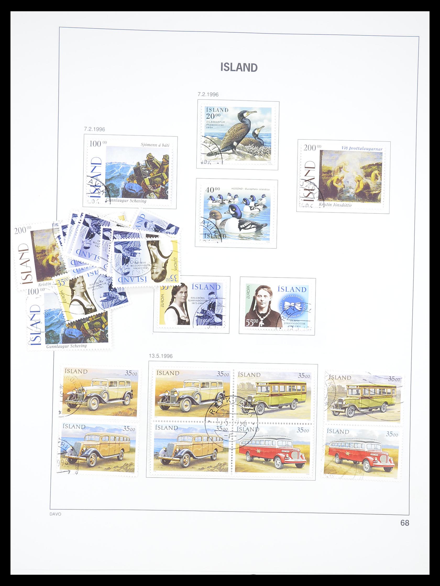 33387 067 - Stamp collection 33387 Iceland 1876-2008.