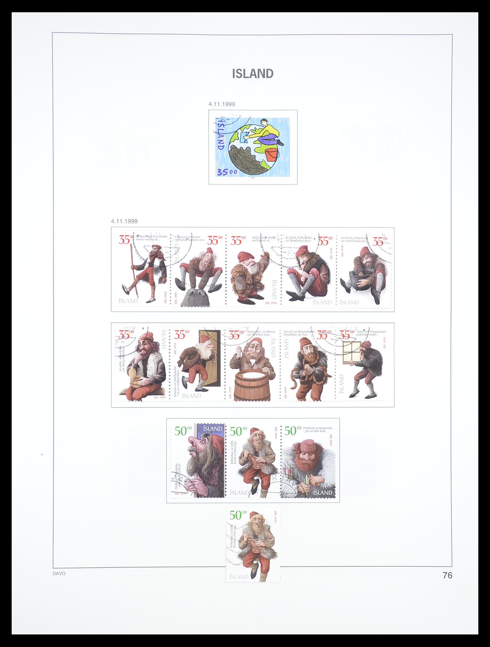 33387 075 - Postzegelverzameling 33387 IJsland 1876-2008.