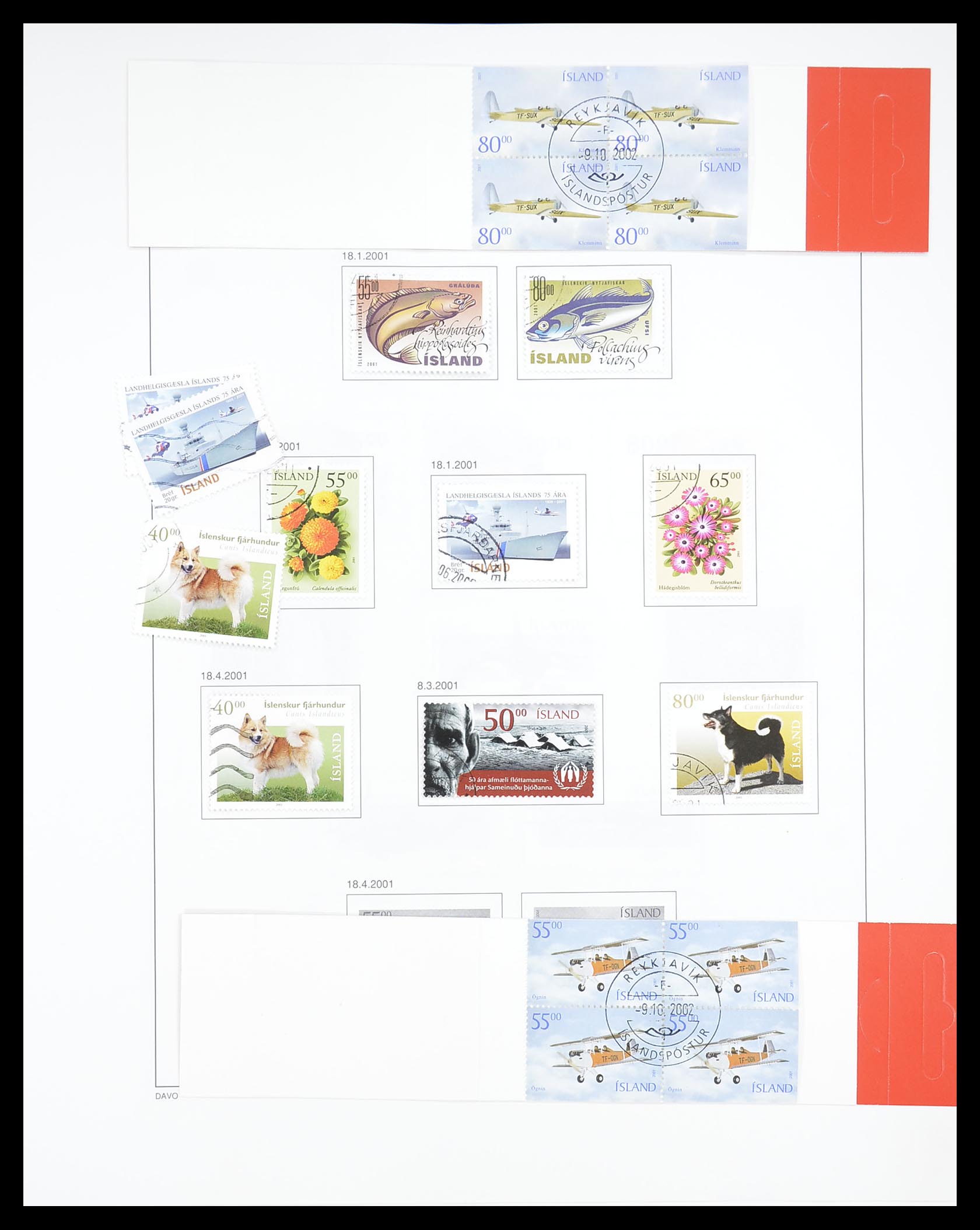 33387 079 - Postzegelverzameling 33387 IJsland 1876-2008.
