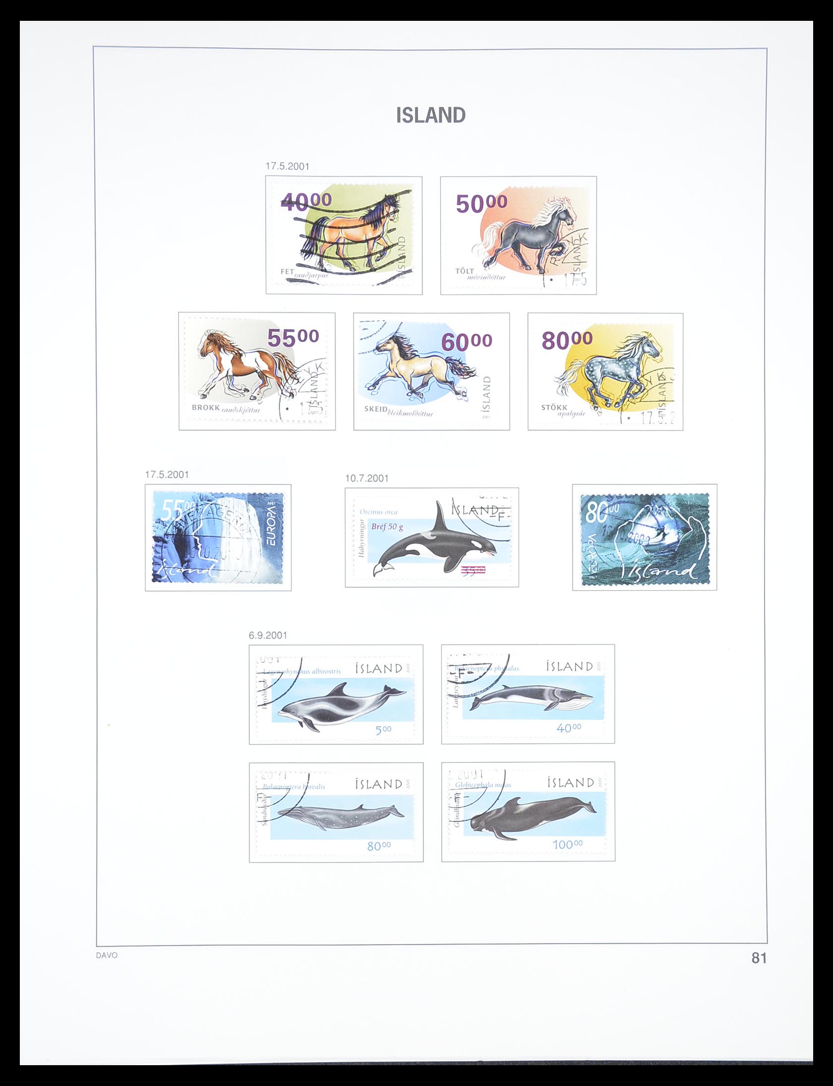 33387 080 - Stamp collection 33387 Iceland 1876-2008.
