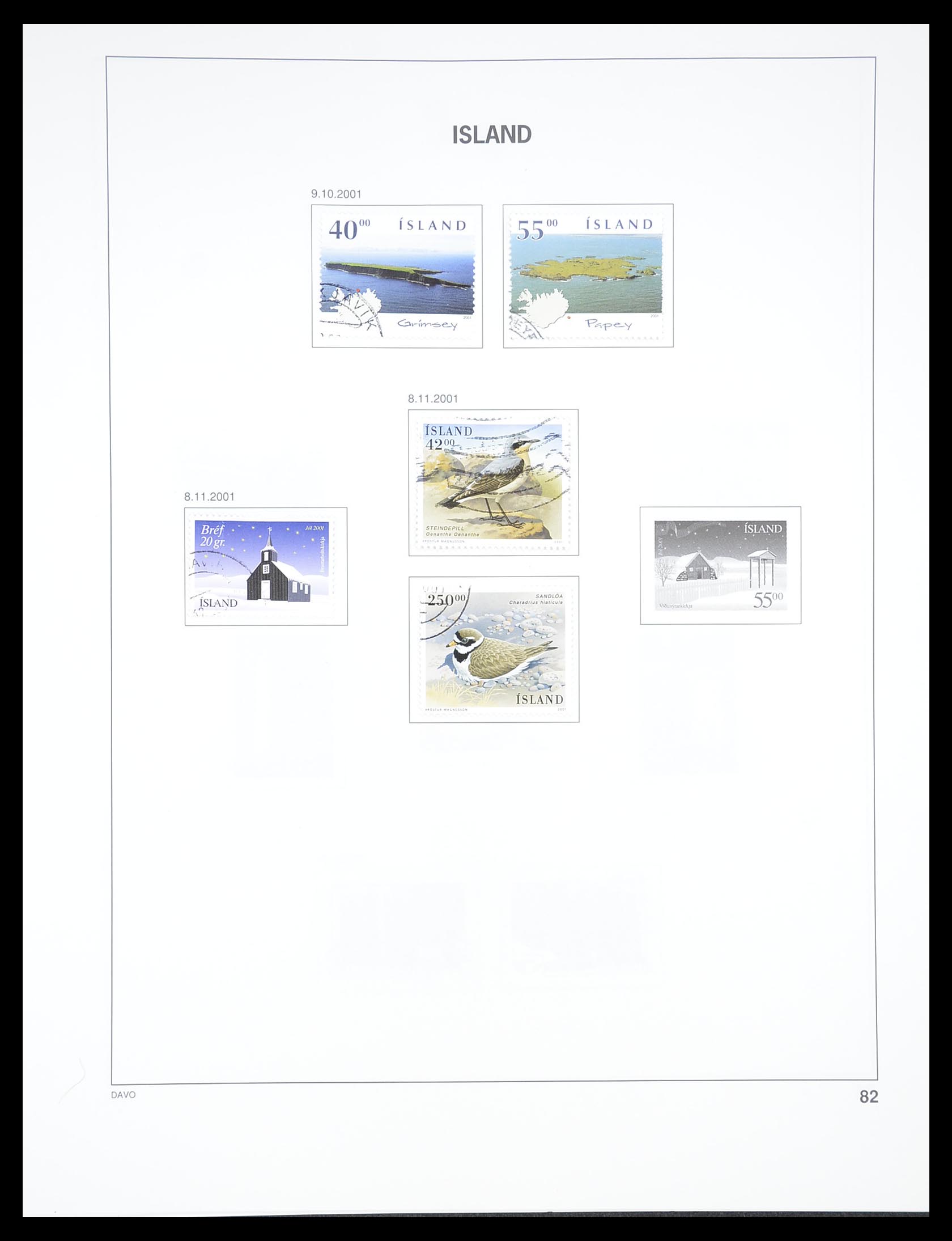 33387 081 - Postzegelverzameling 33387 IJsland 1876-2008.