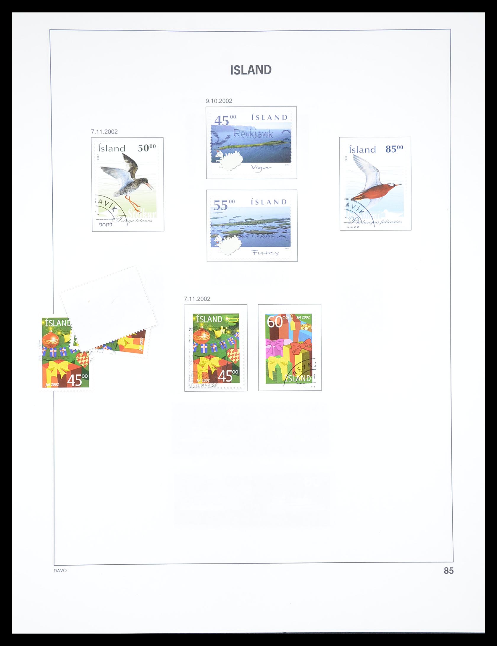 33387 084 - Postzegelverzameling 33387 IJsland 1876-2008.
