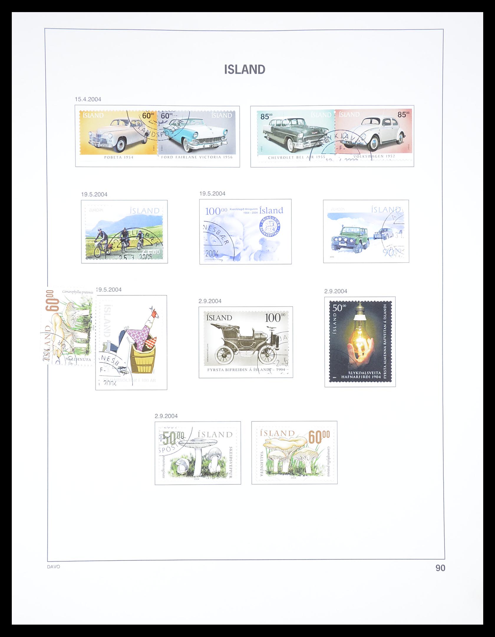 33387 089 - Postzegelverzameling 33387 IJsland 1876-2008.