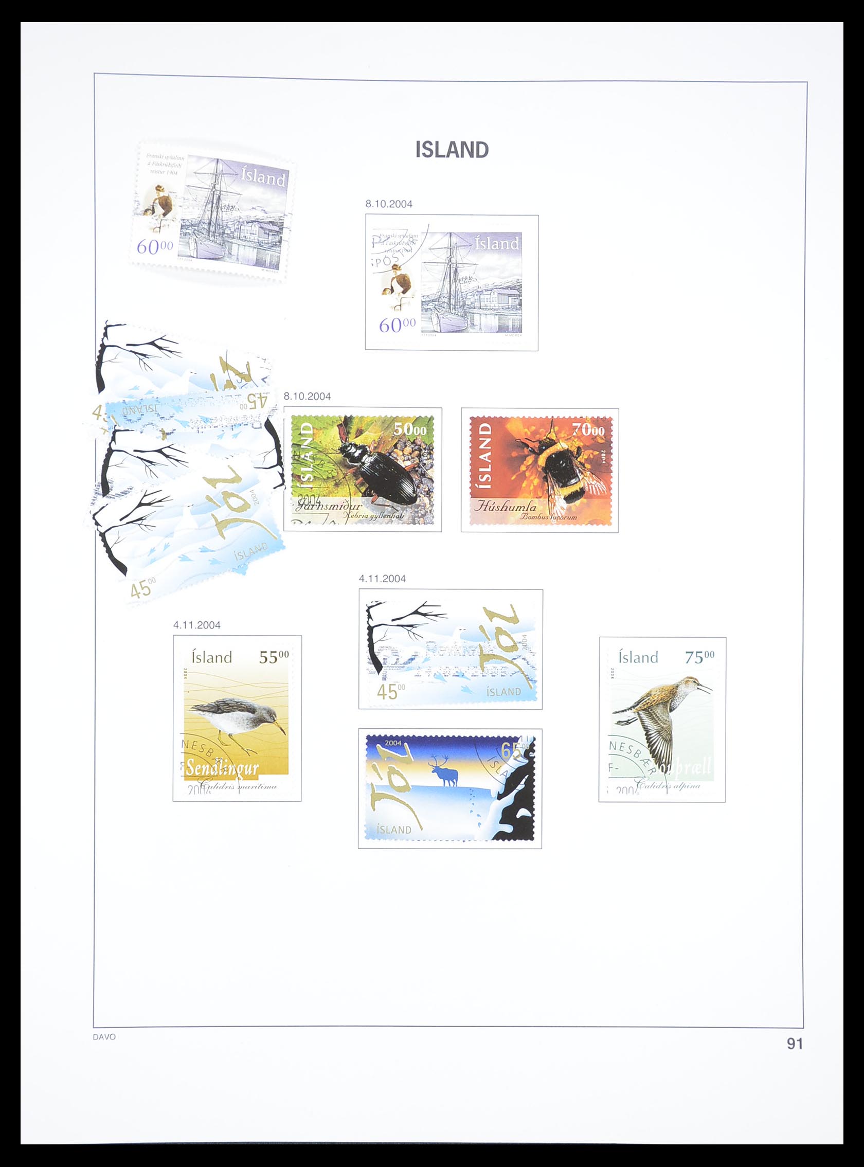 33387 090 - Postzegelverzameling 33387 IJsland 1876-2008.