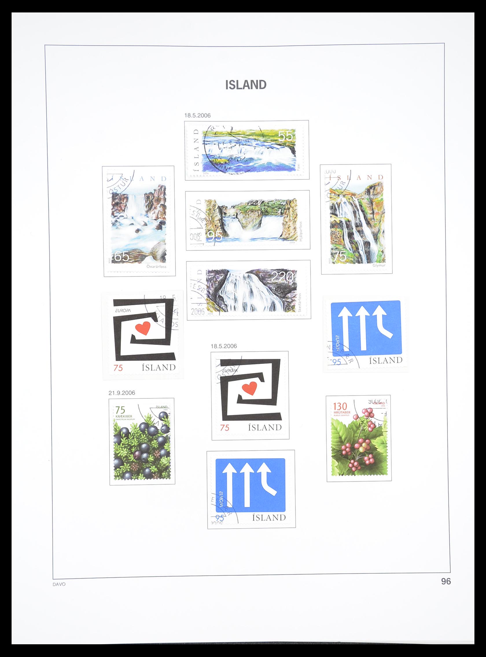 33387 097 - Postzegelverzameling 33387 IJsland 1876-2008.