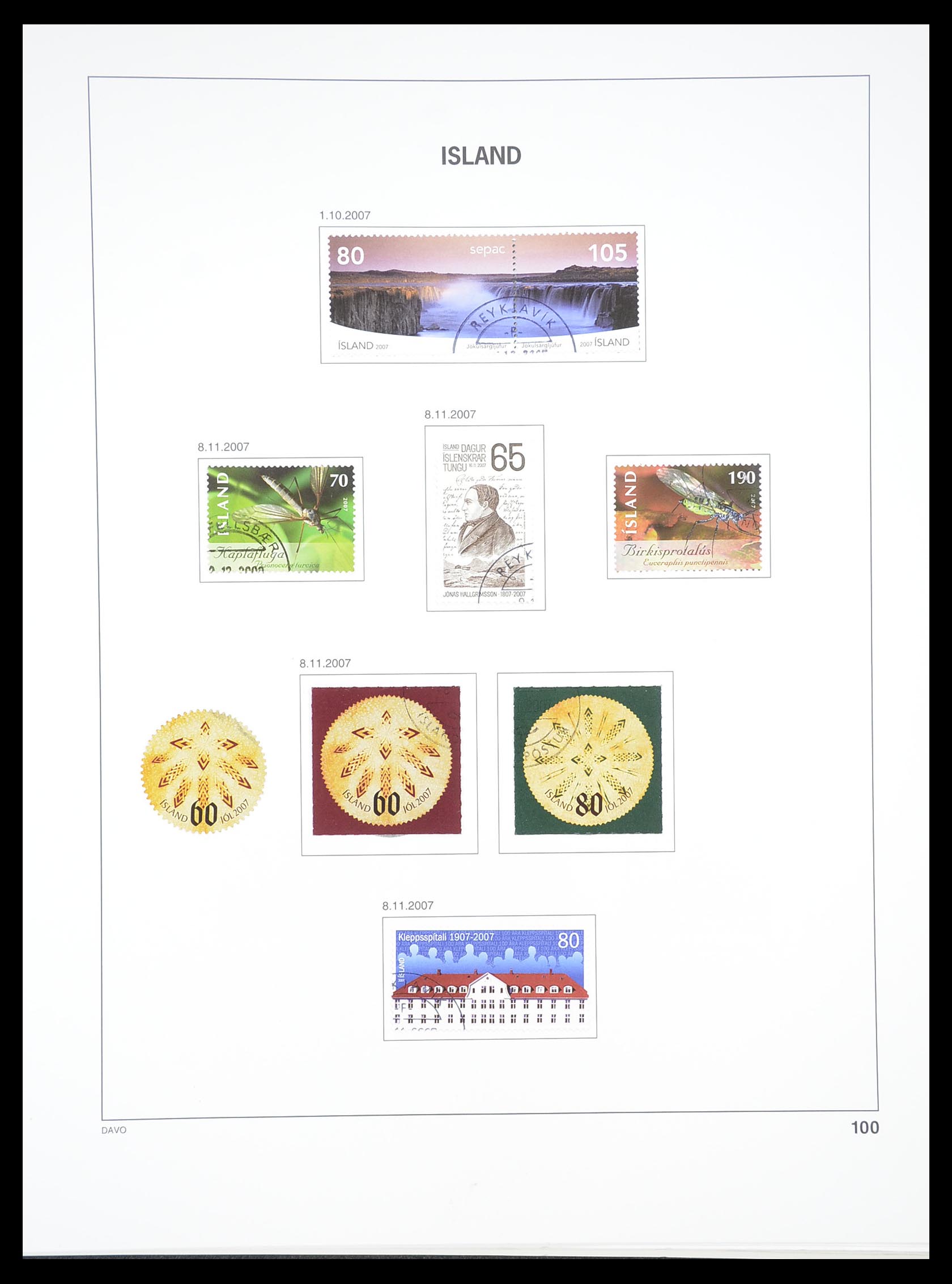33387 103 - Stamp collection 33387 Iceland 1876-2008.