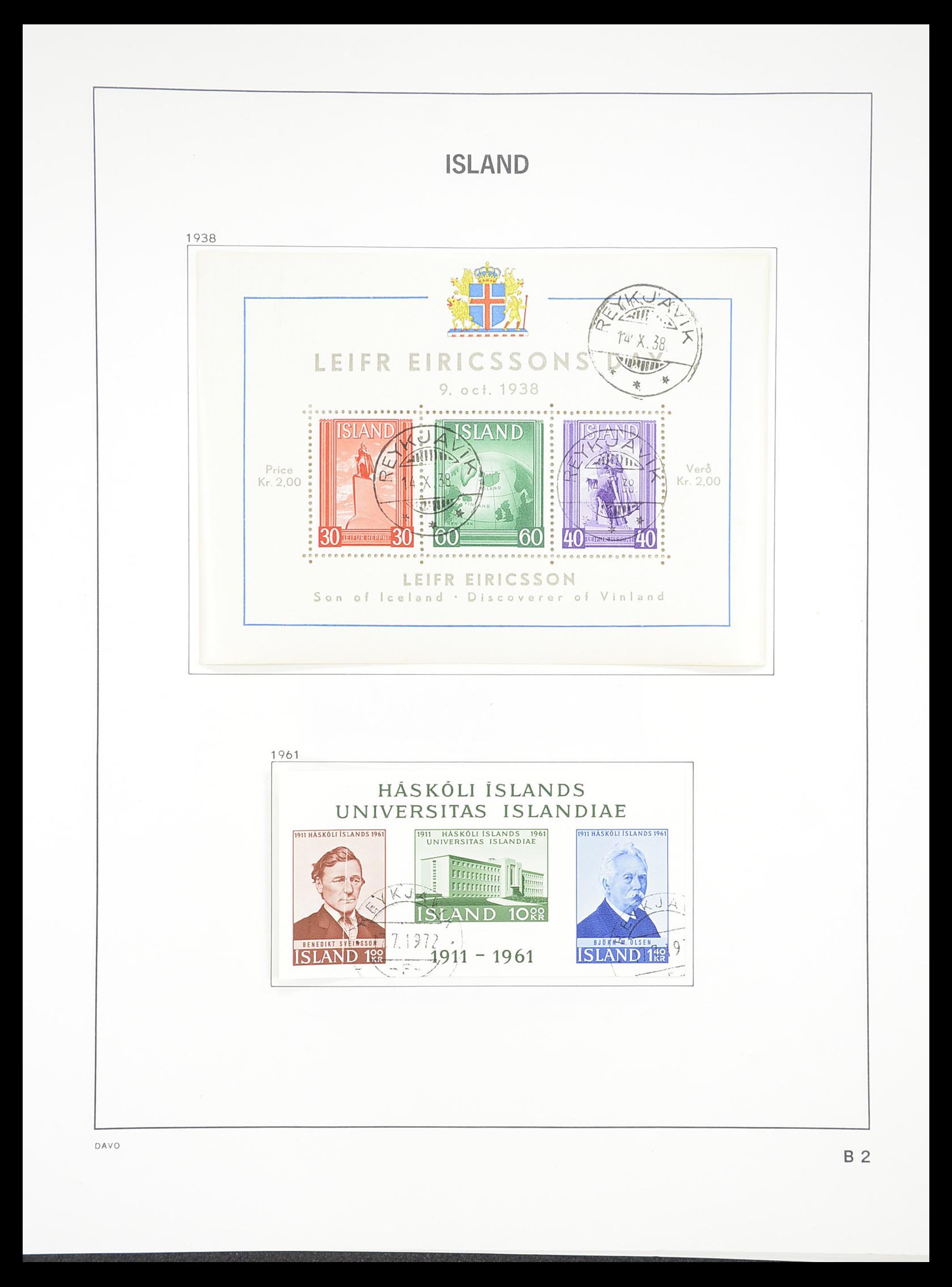 33387 109 - Stamp collection 33387 Iceland 1876-2008.