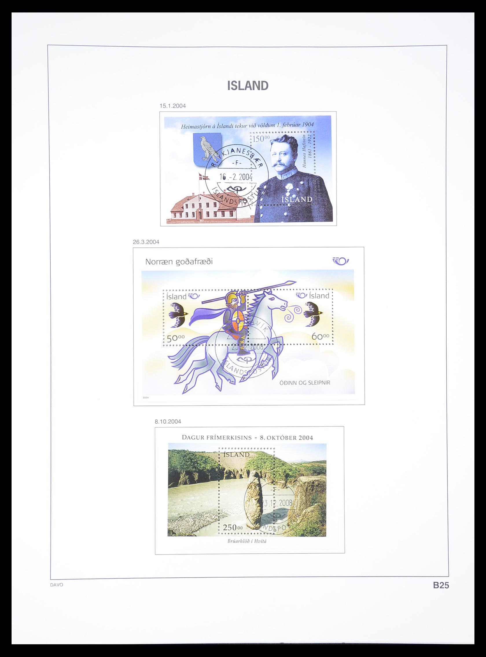 33387 134 - Postzegelverzameling 33387 IJsland 1876-2008.