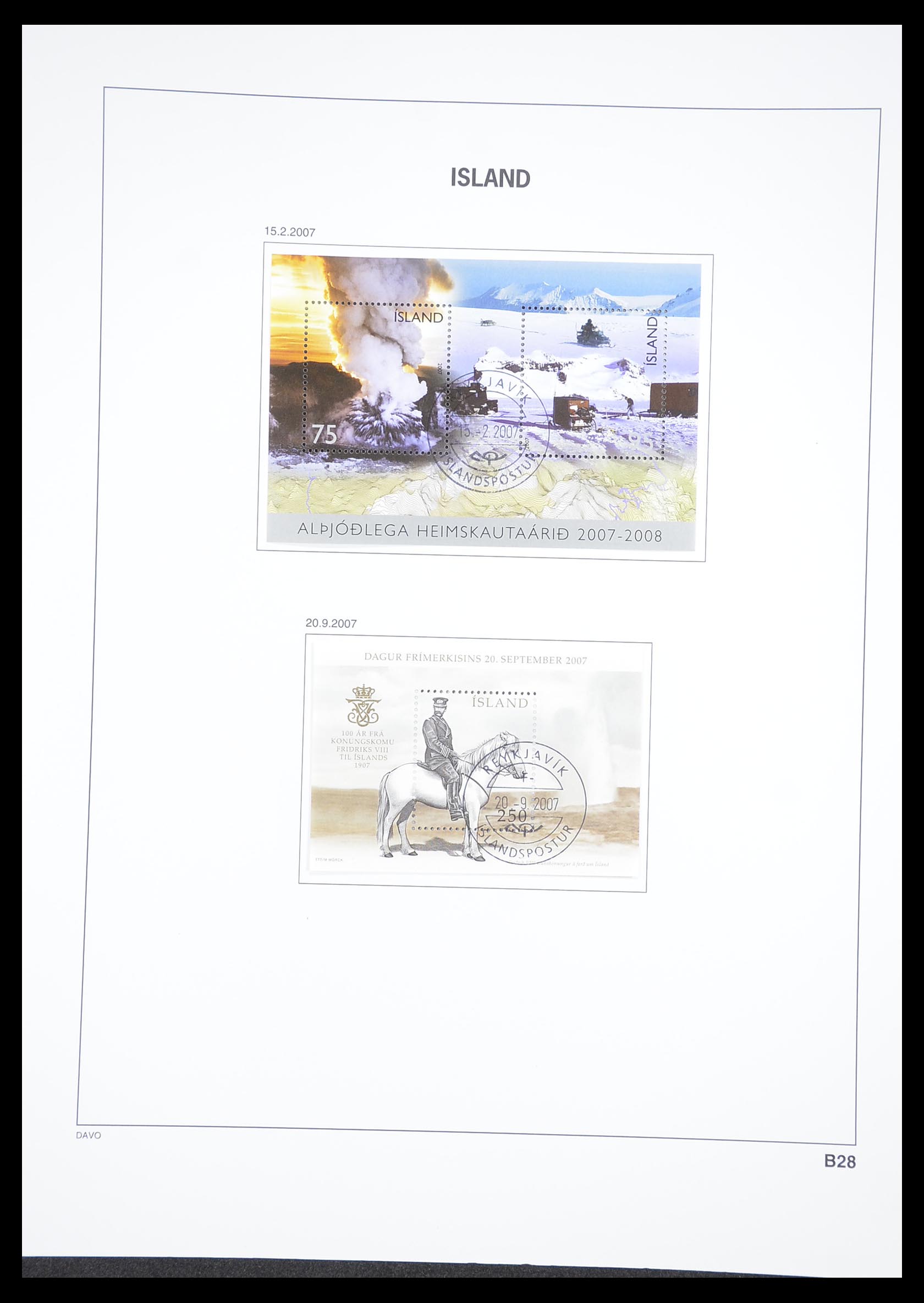 33387 137 - Postzegelverzameling 33387 IJsland 1876-2008.