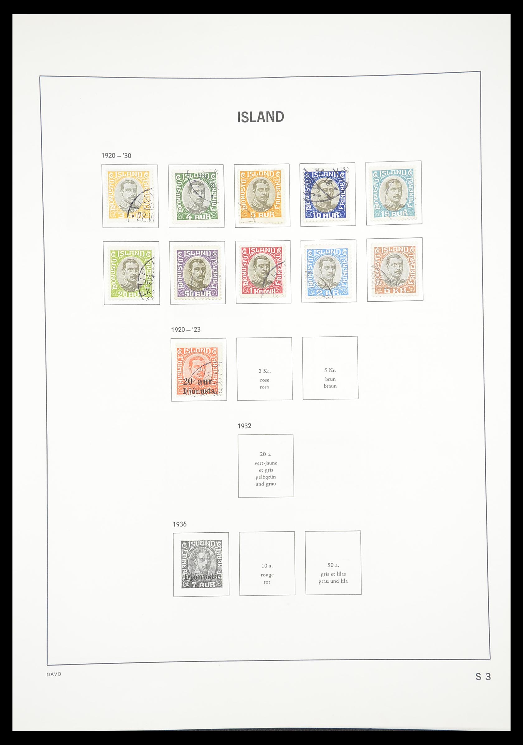 33387 143 - Stamp collection 33387 Iceland 1876-2008.