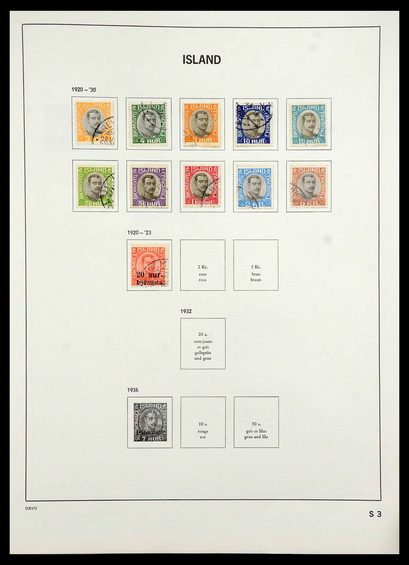 33387 143a - Stamp collection 33387 Iceland 1876-2008.