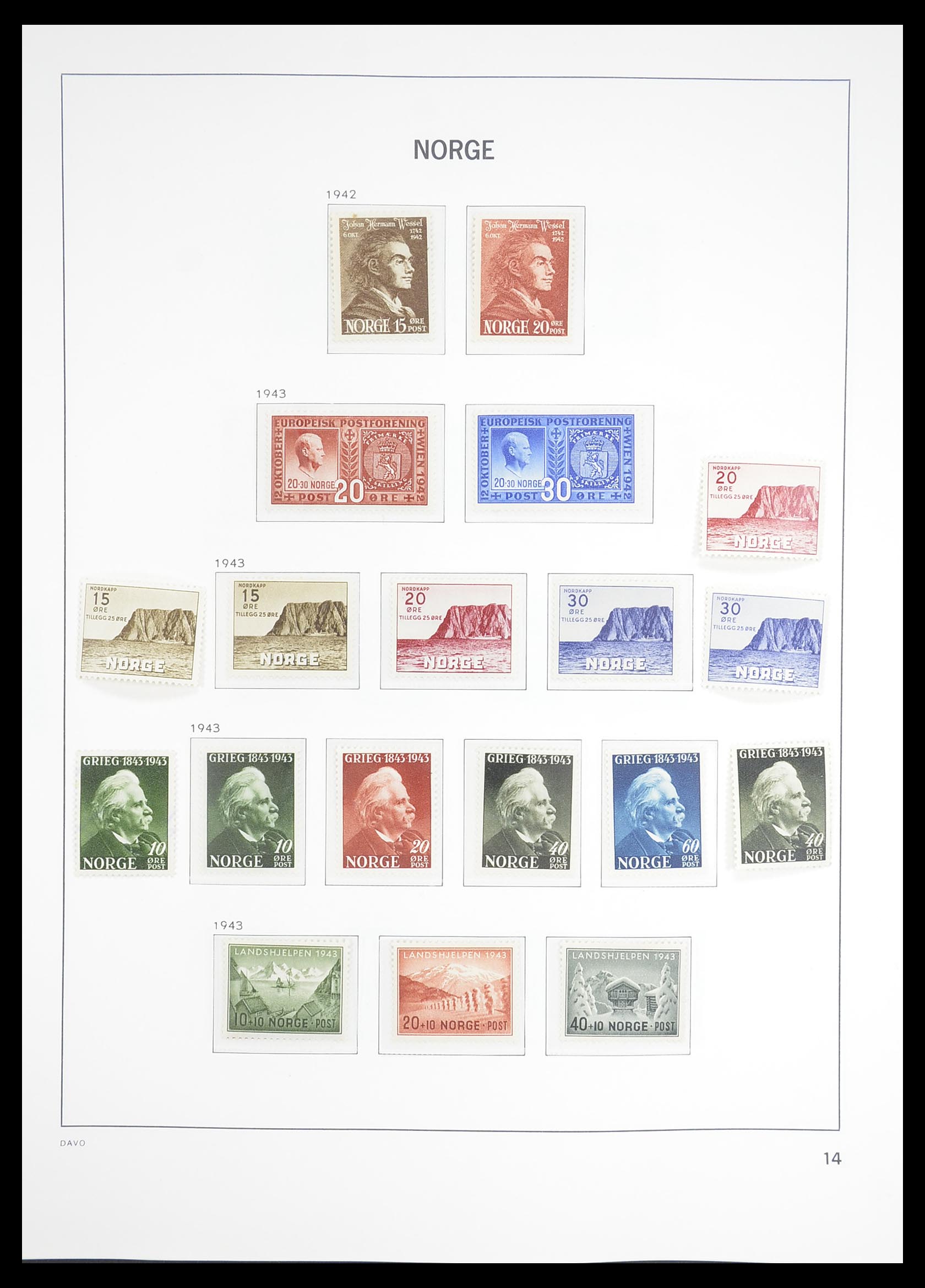 33388 018 - Stamp collection 33388 Norway 1867-2010.