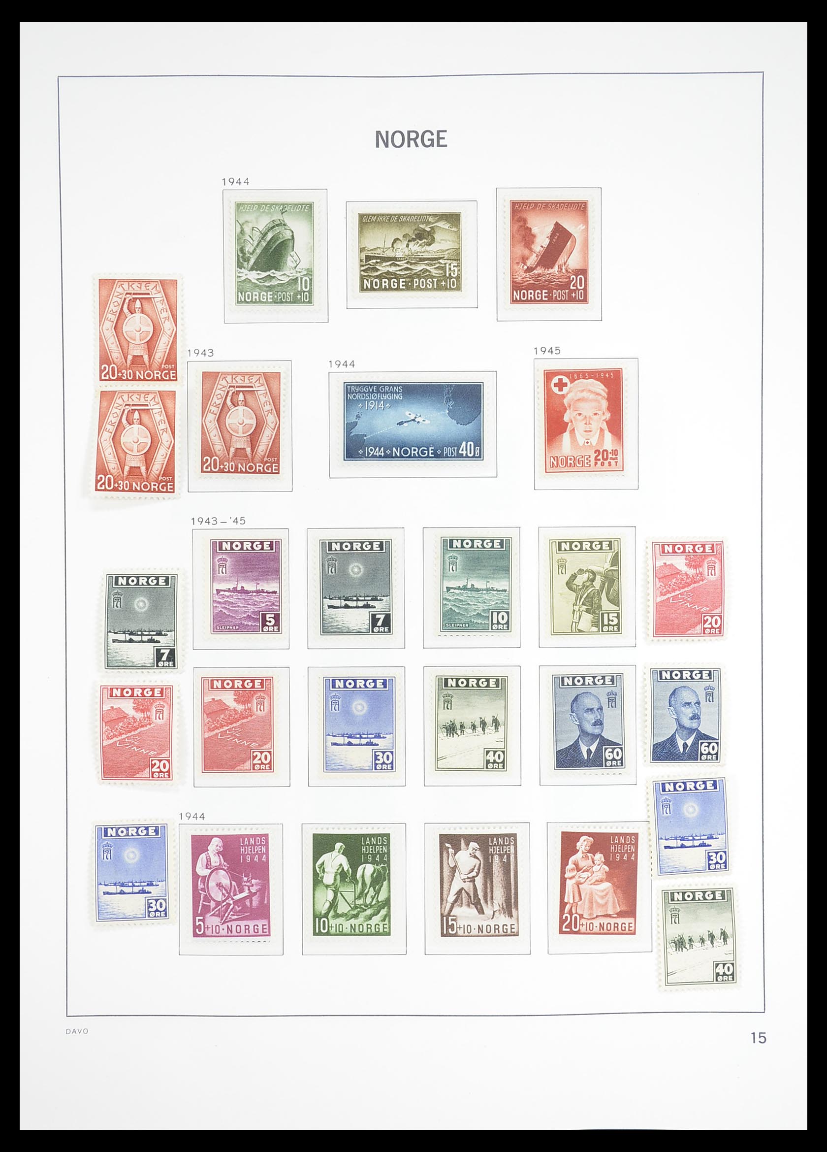 33388 019 - Stamp collection 33388 Norway 1867-2010.