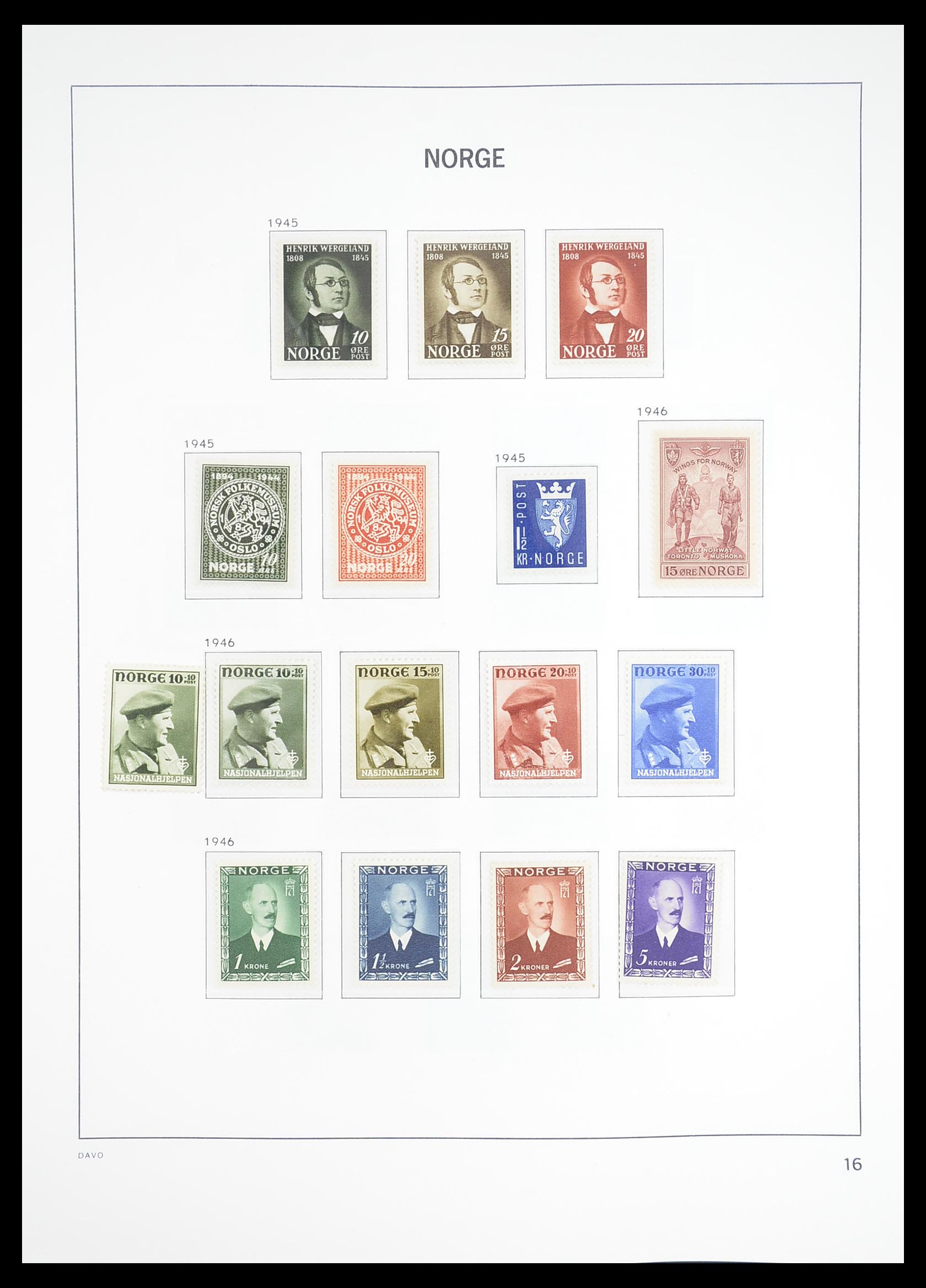 33388 020 - Stamp collection 33388 Norway 1867-2010.