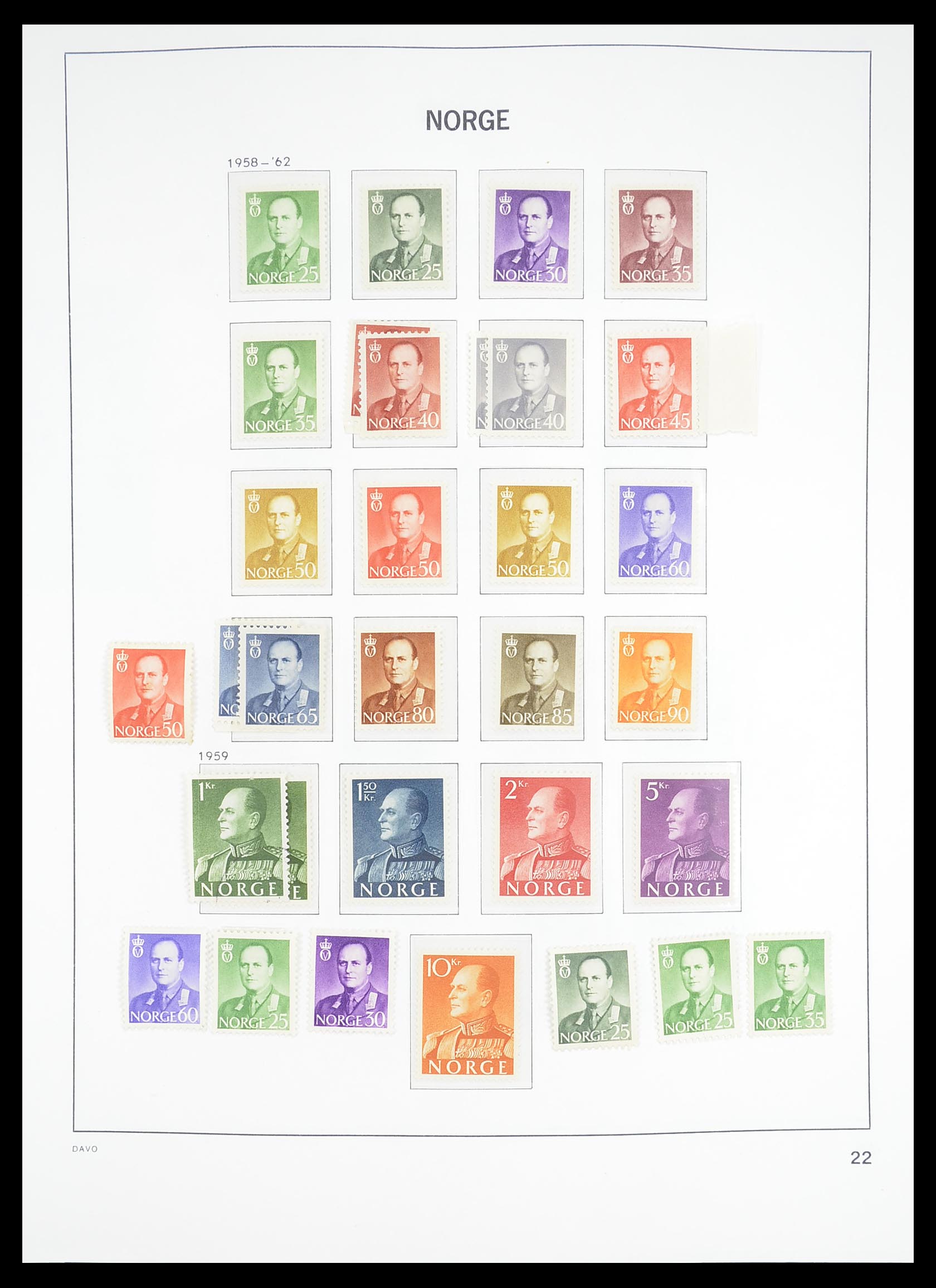 33388 026 - Stamp collection 33388 Norway 1867-2010.