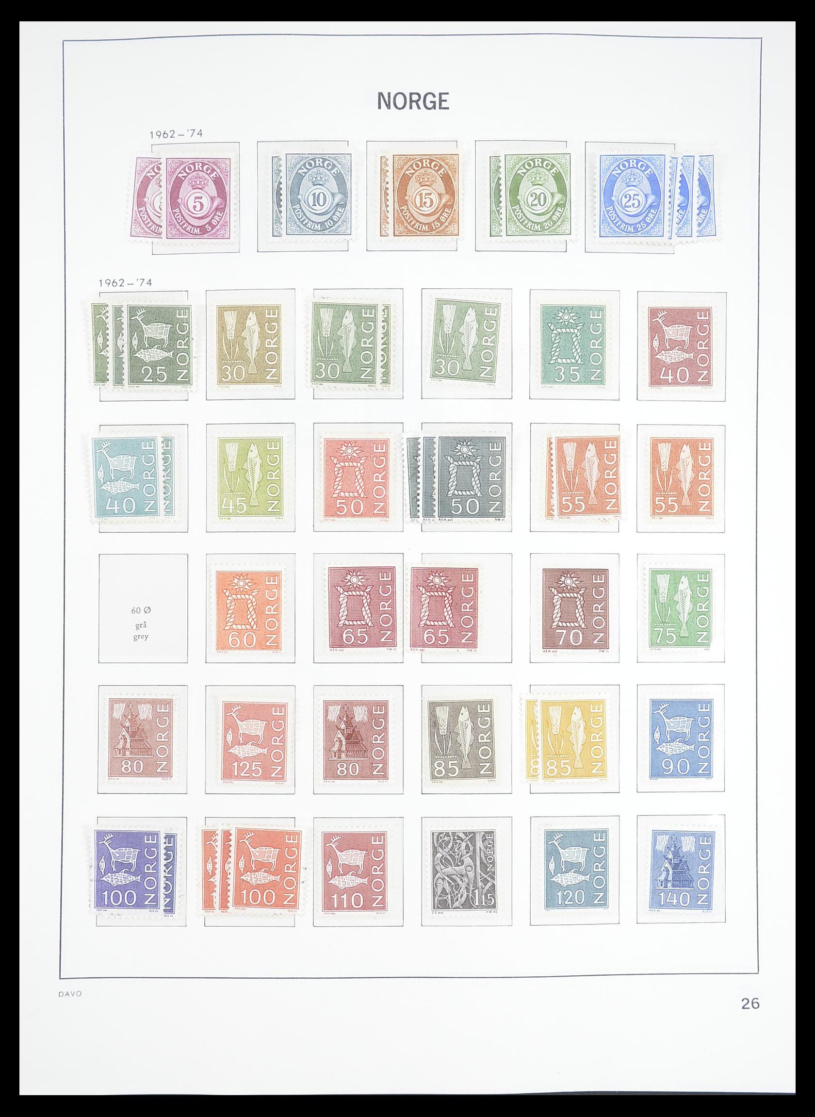 33388 030 - Stamp collection 33388 Norway 1867-2010.