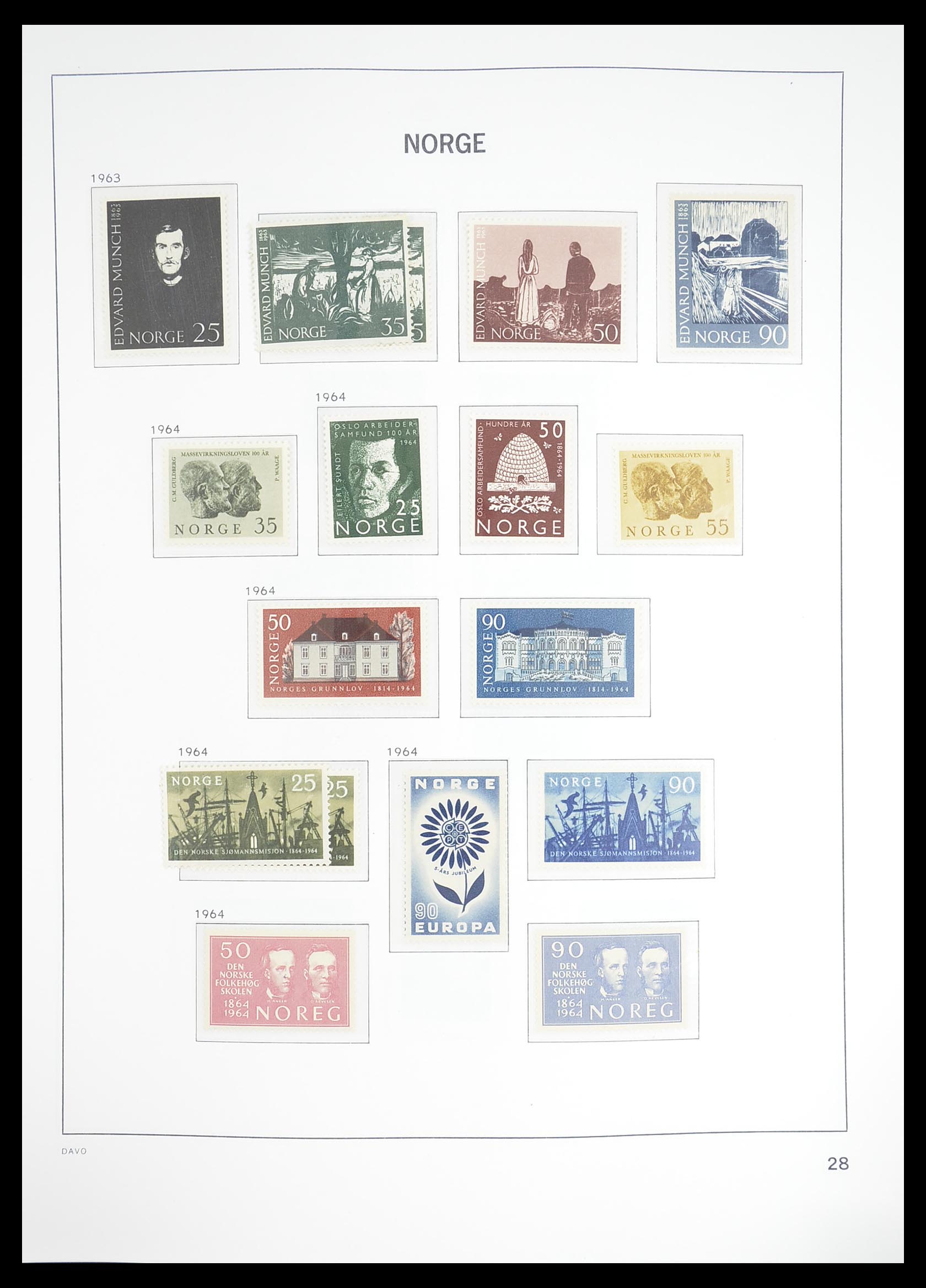 33388 033 - Stamp collection 33388 Norway 1867-2010.