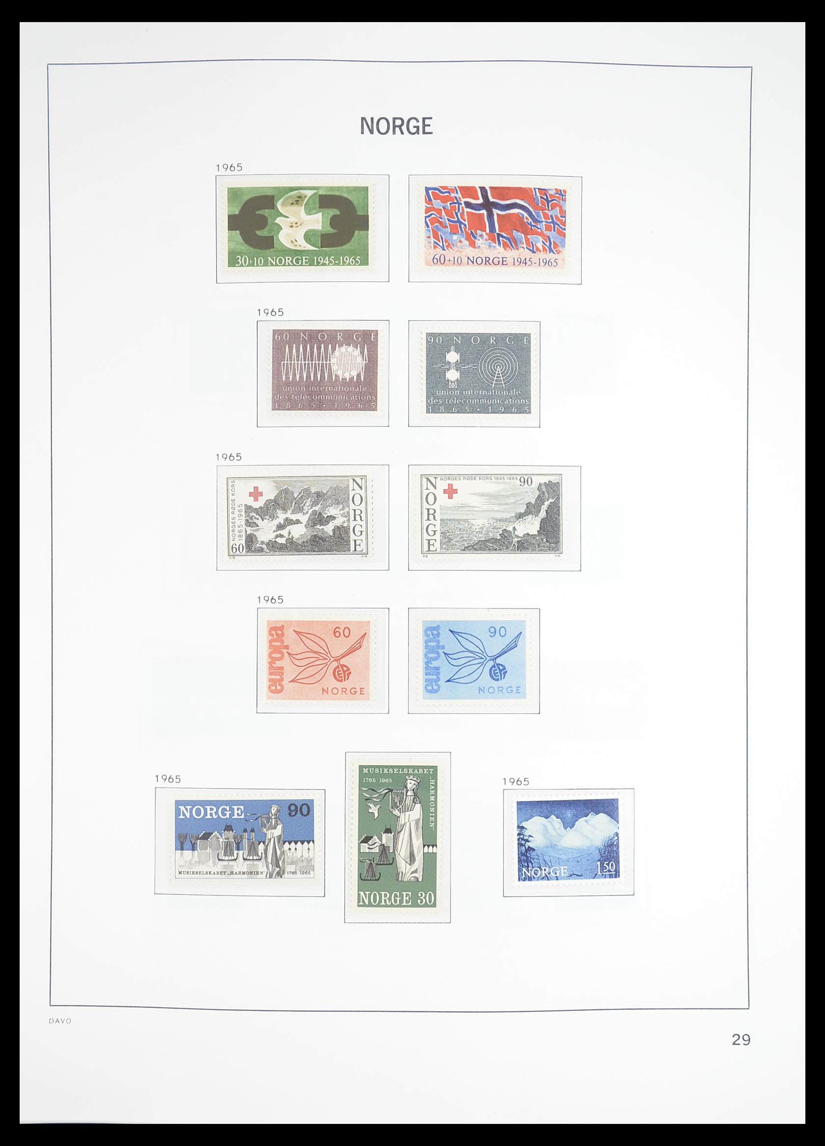 33388 034 - Stamp collection 33388 Norway 1867-2010.