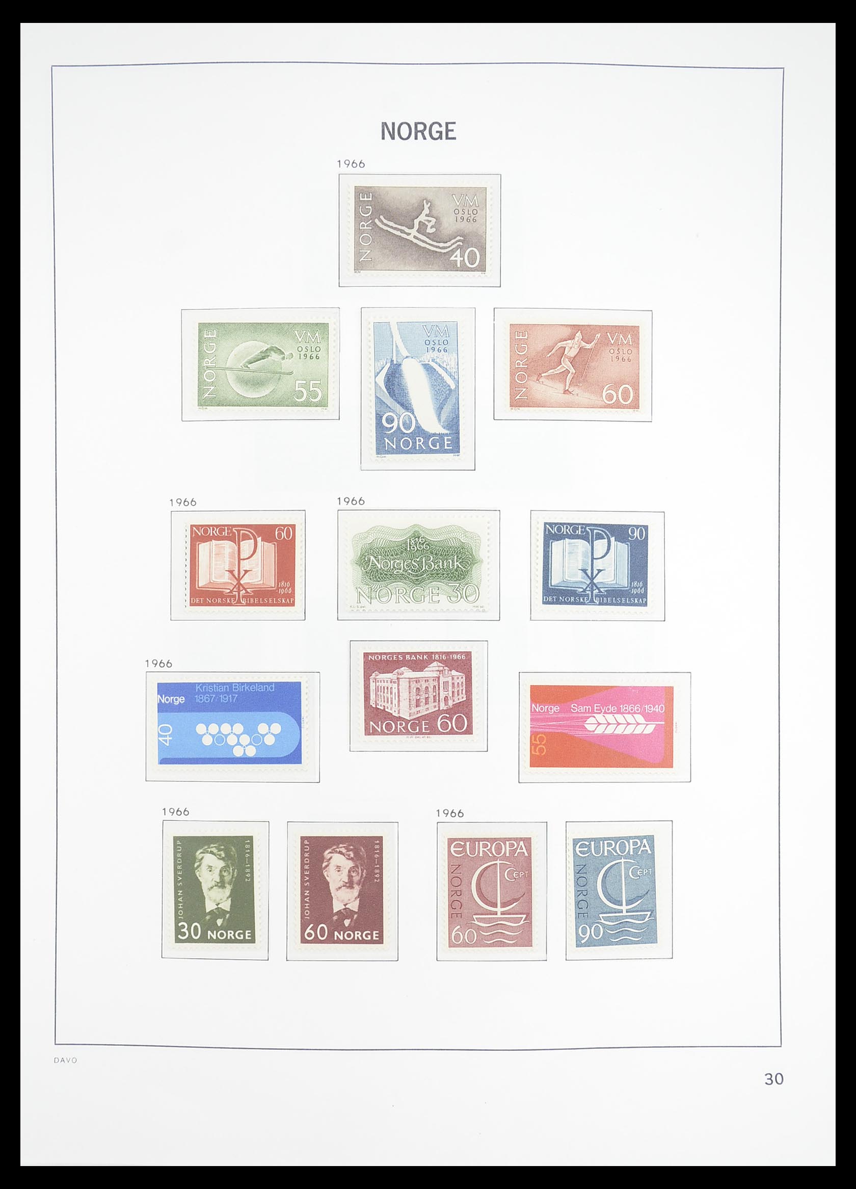 33388 035 - Stamp collection 33388 Norway 1867-2010.