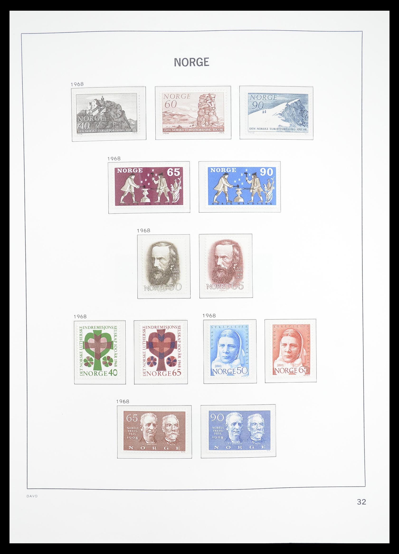 33388 037 - Stamp collection 33388 Norway 1867-2010.