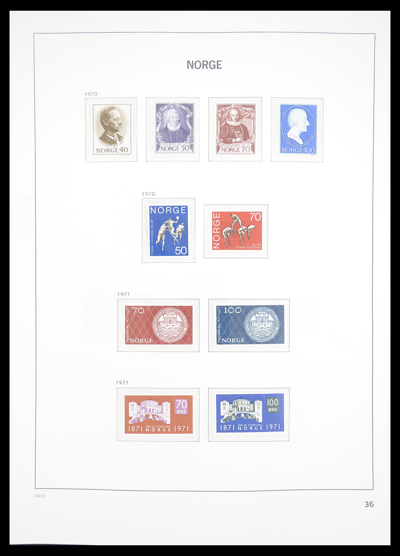33388 041 - Stamp collection 33388 Norway 1867-2010.