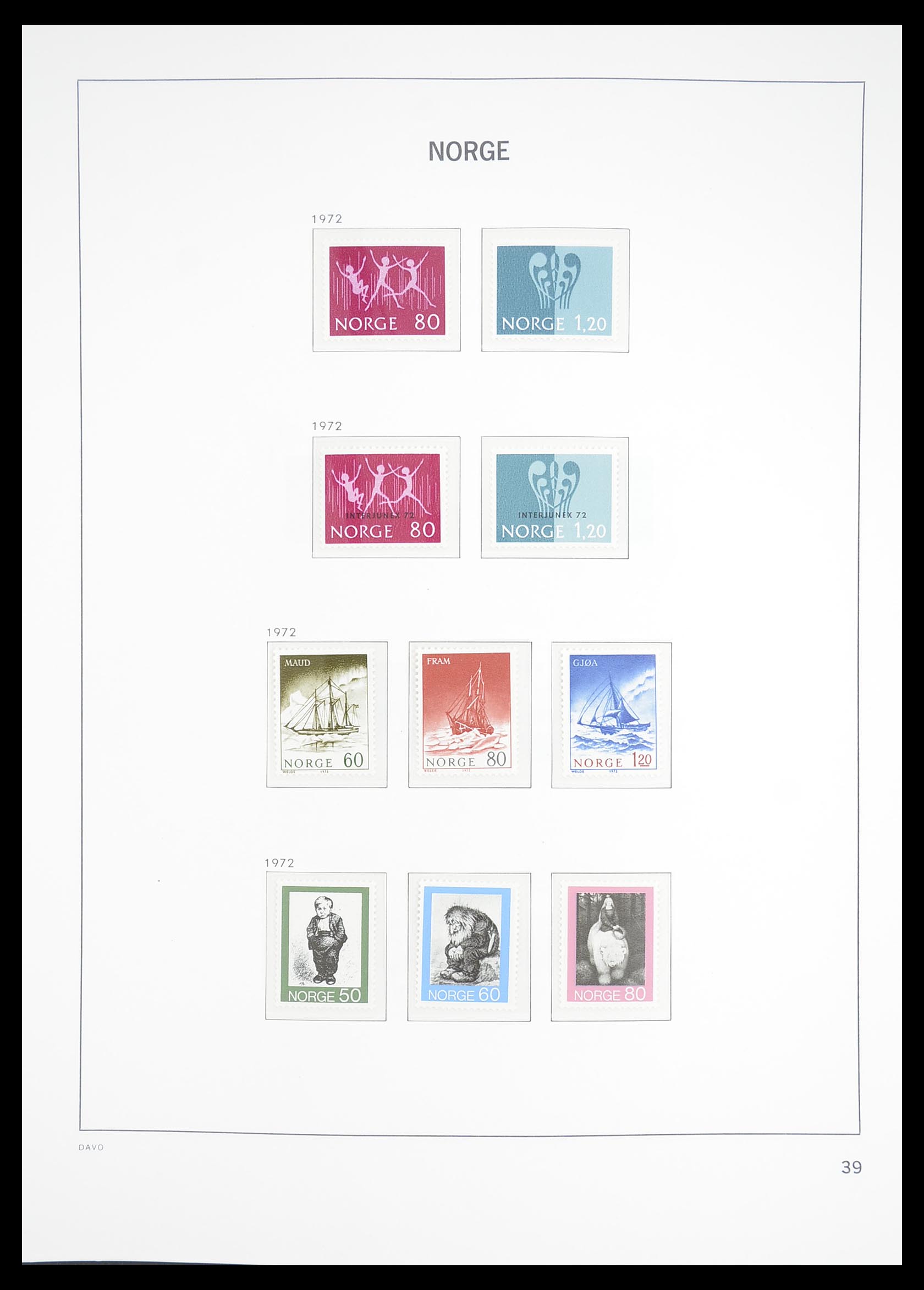 33388 044 - Stamp collection 33388 Norway 1867-2010.