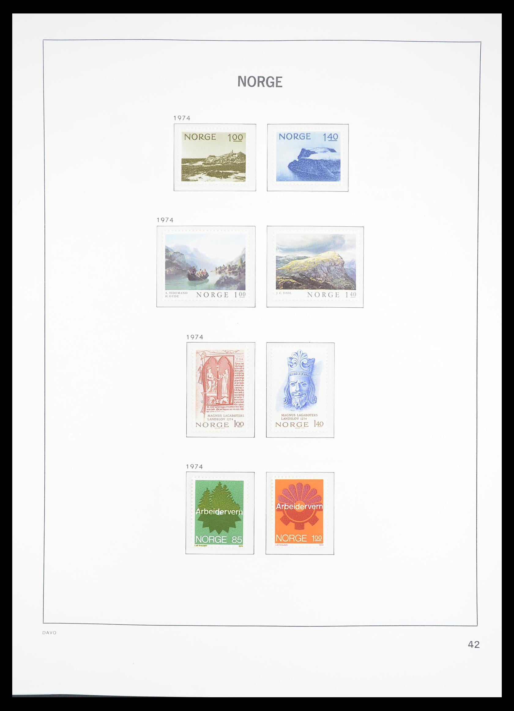 33388 047 - Stamp collection 33388 Norway 1867-2010.