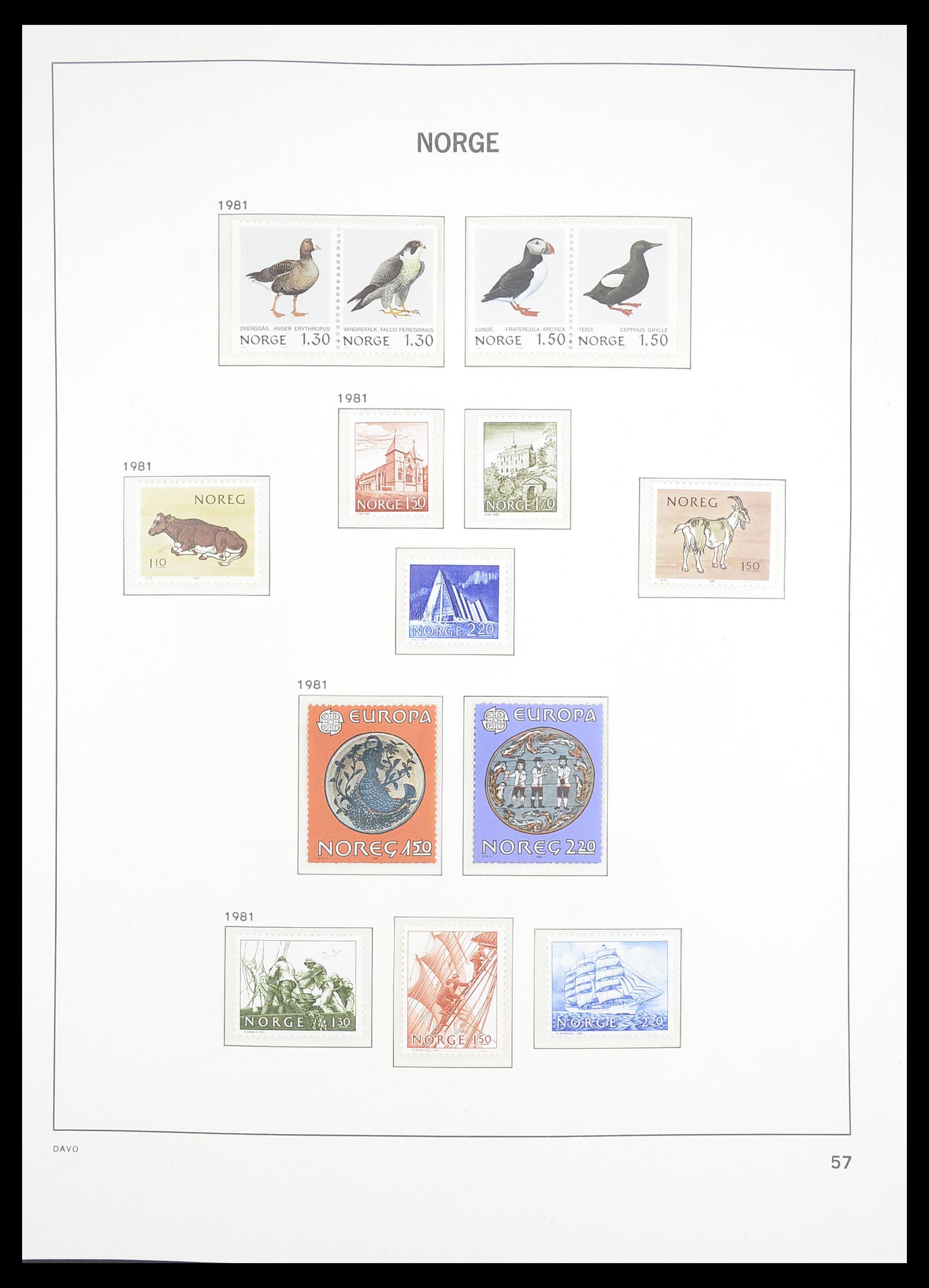 33388 062 - Stamp collection 33388 Norway 1867-2010.