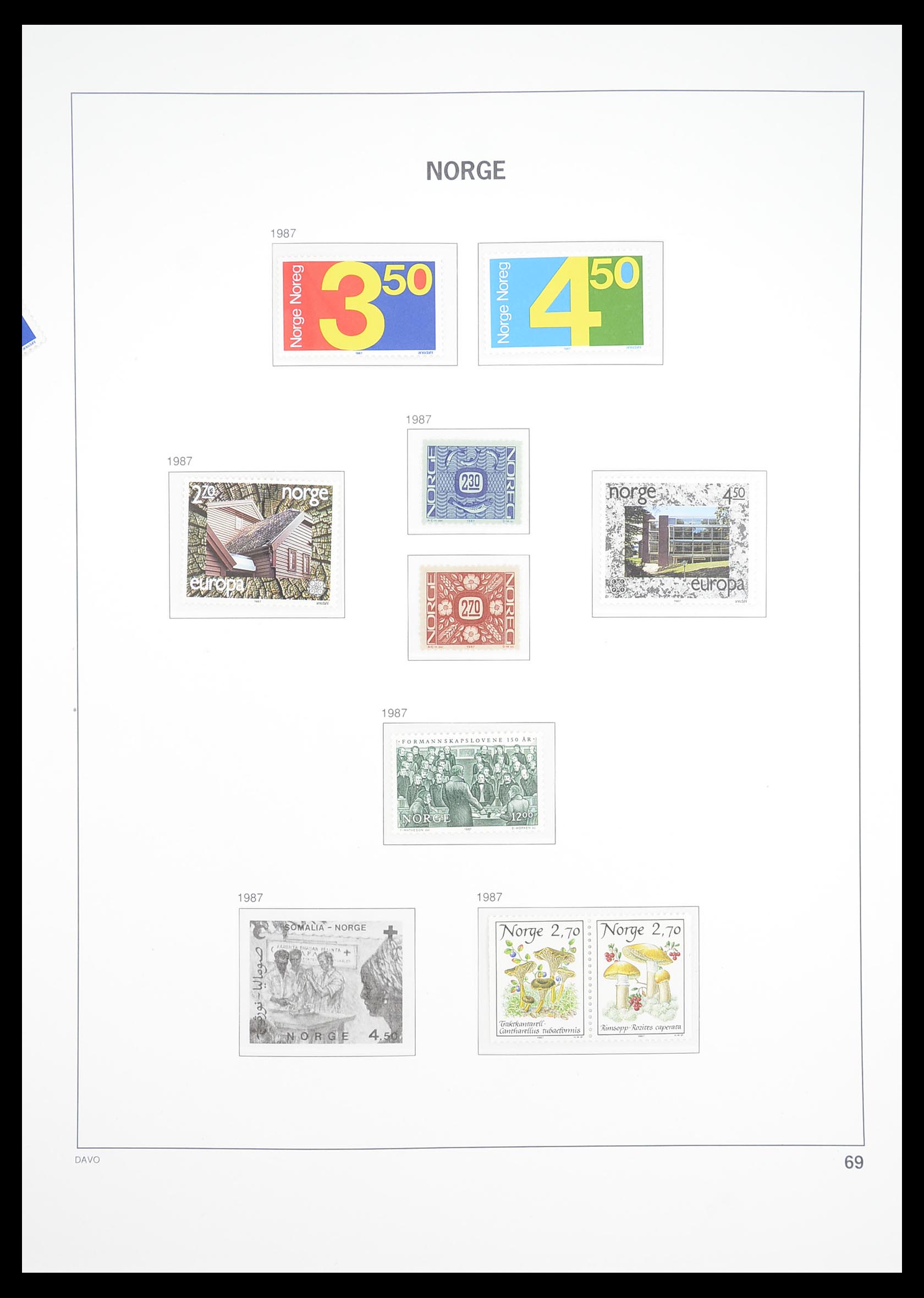 33388 074 - Stamp collection 33388 Norway 1867-2010.