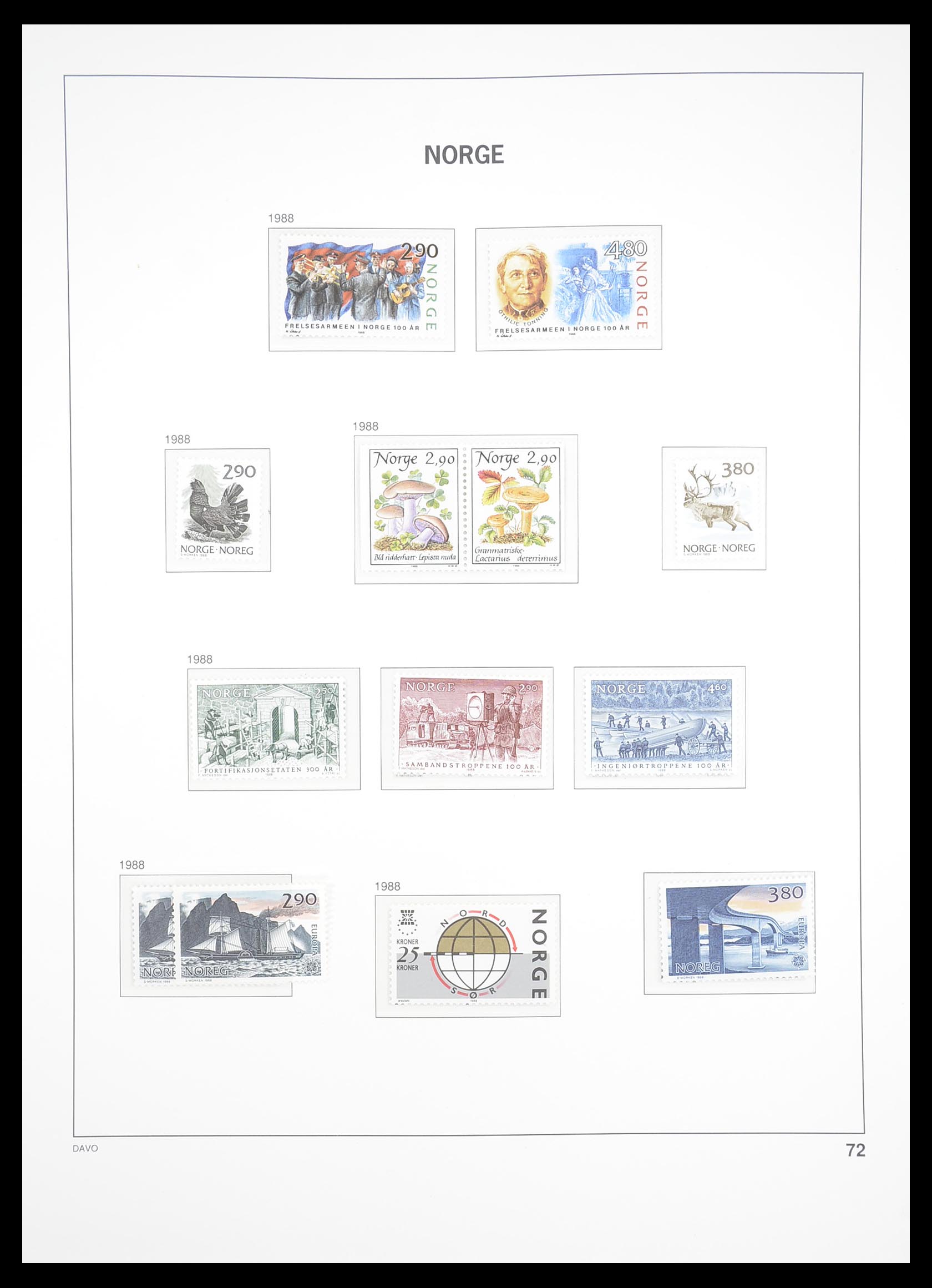 33388 078 - Stamp collection 33388 Norway 1867-2010.