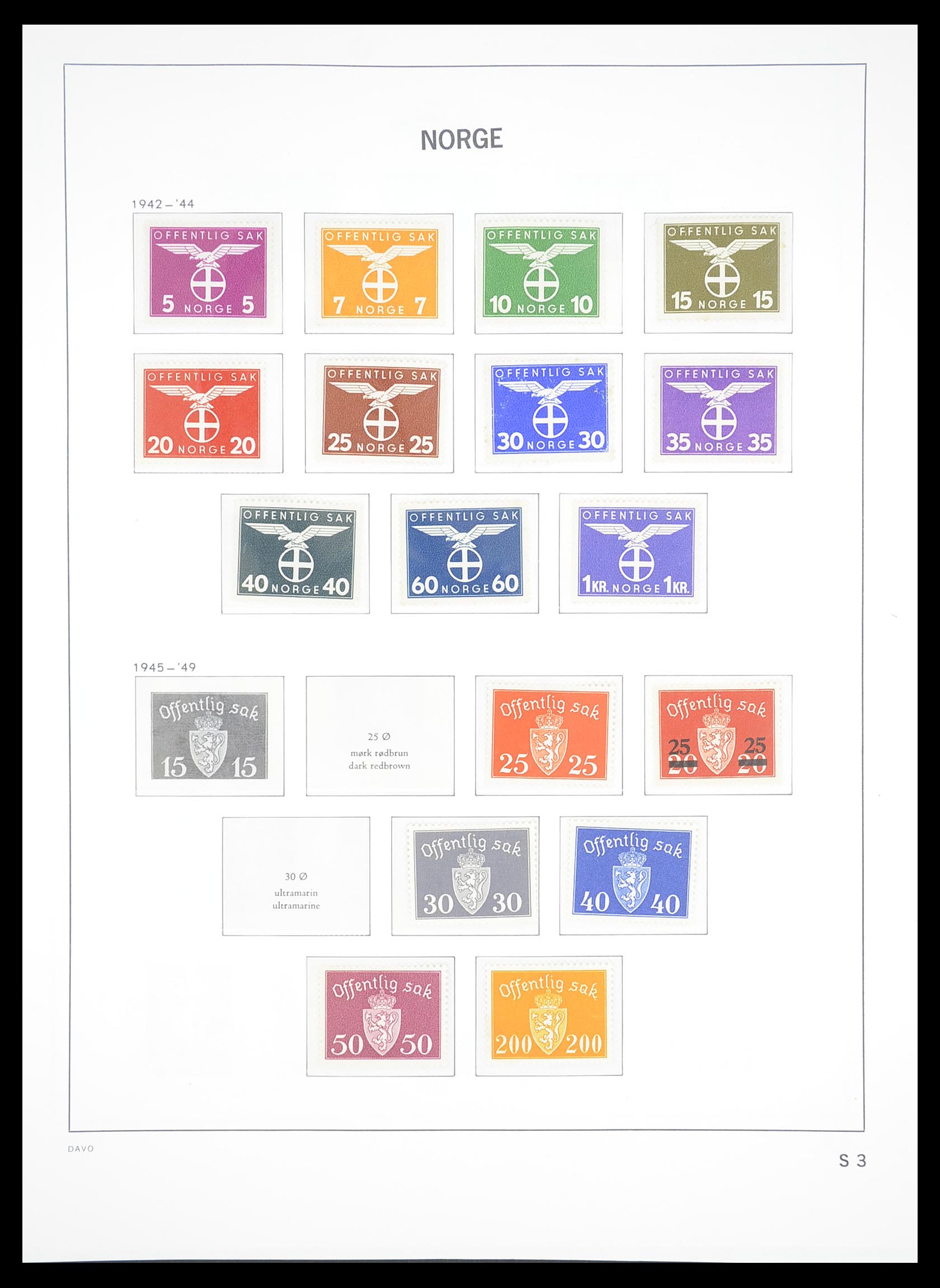 33388 118 - Stamp collection 33388 Norway 1867-2010.