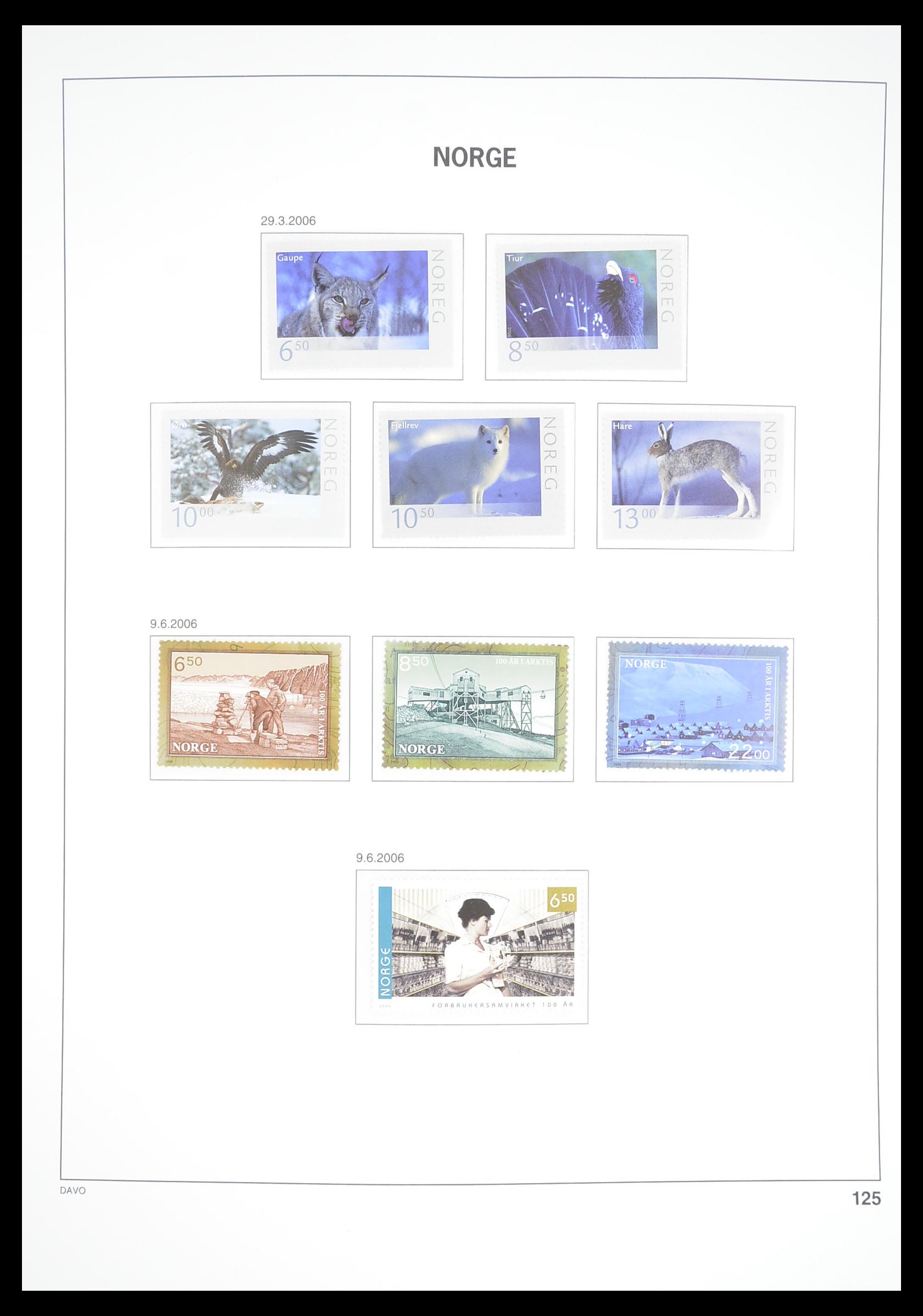 33388 182 - Stamp collection 33388 Norway 1867-2010.