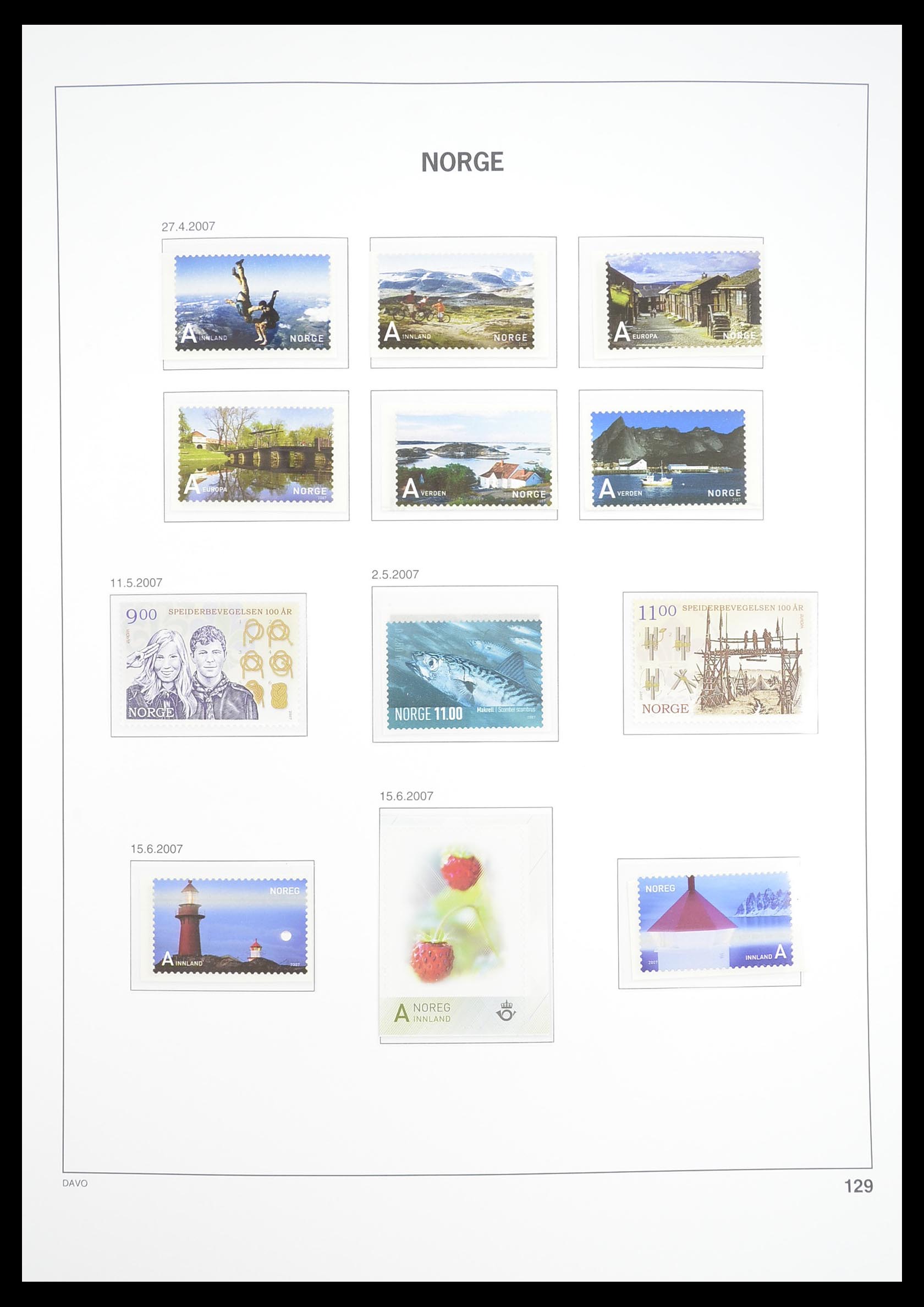 33388 187 - Stamp collection 33388 Norway 1867-2010.