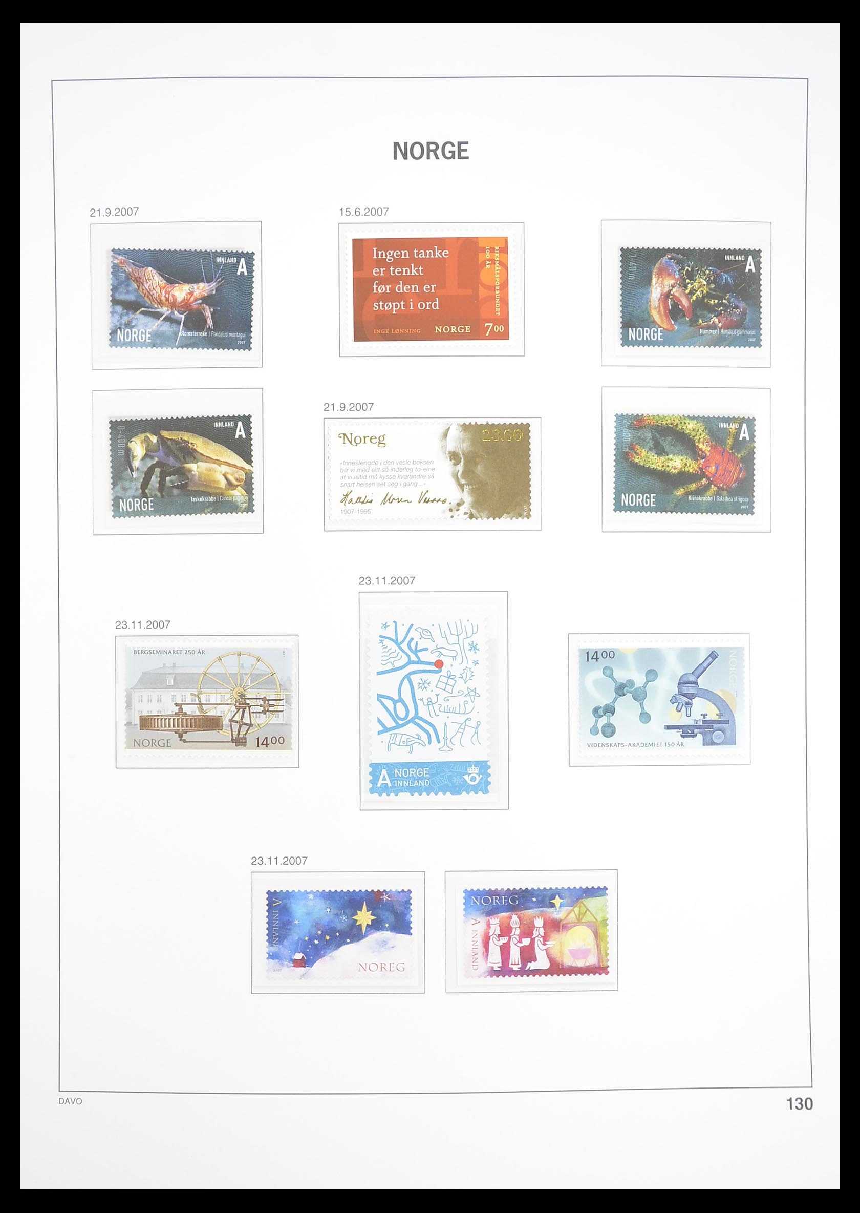 33388 188 - Stamp collection 33388 Norway 1867-2010.
