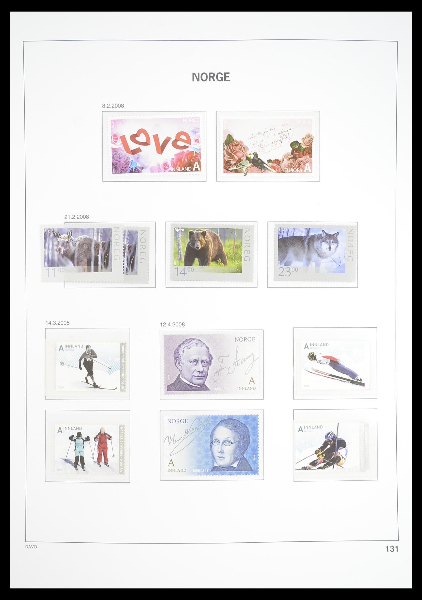33388 189 - Stamp collection 33388 Norway 1867-2010.