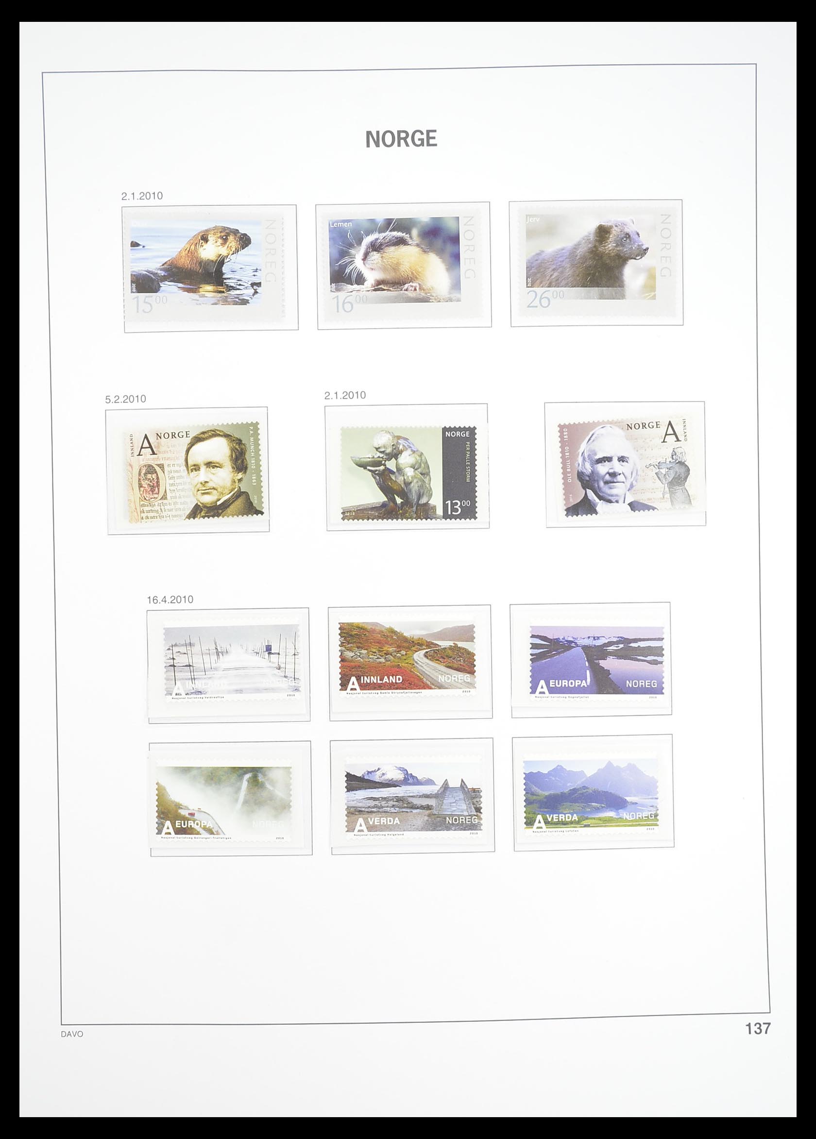 33388 195 - Stamp collection 33388 Norway 1867-2010.
