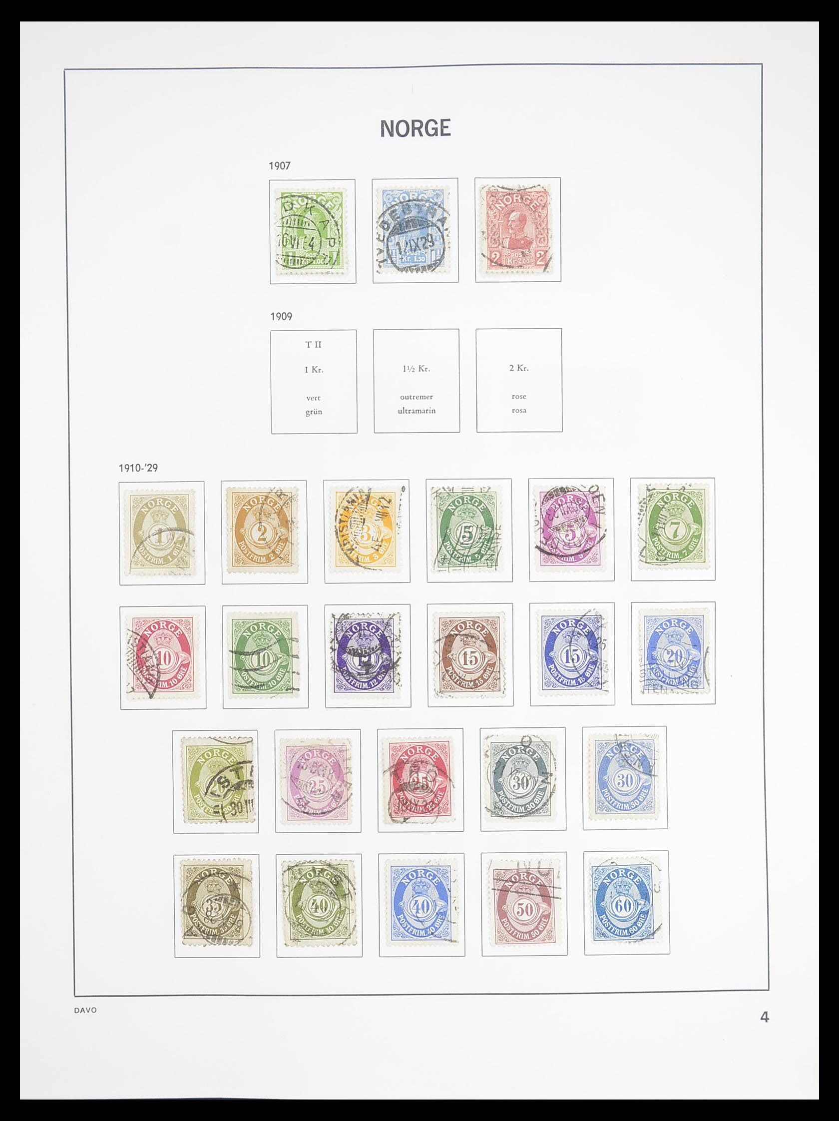 33389 004 - Postzegelverzameling 33389 Noorwegen 1856-2013.