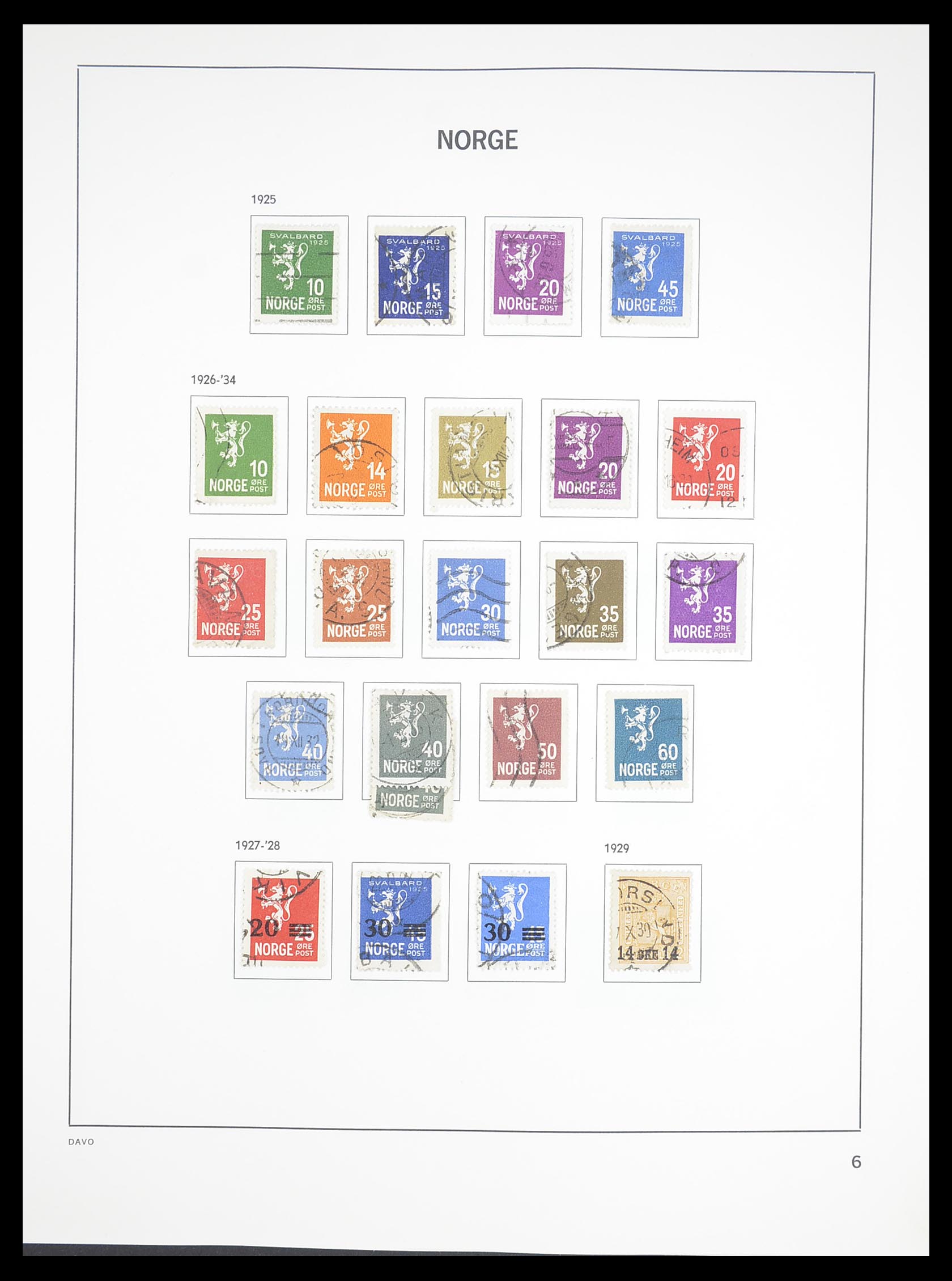 33389 007 - Postzegelverzameling 33389 Noorwegen 1856-2013.