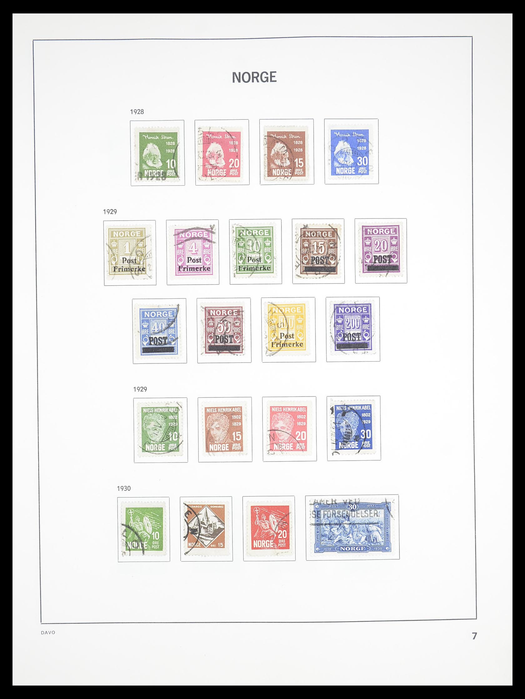 33389 009 - Postzegelverzameling 33389 Noorwegen 1856-2013.