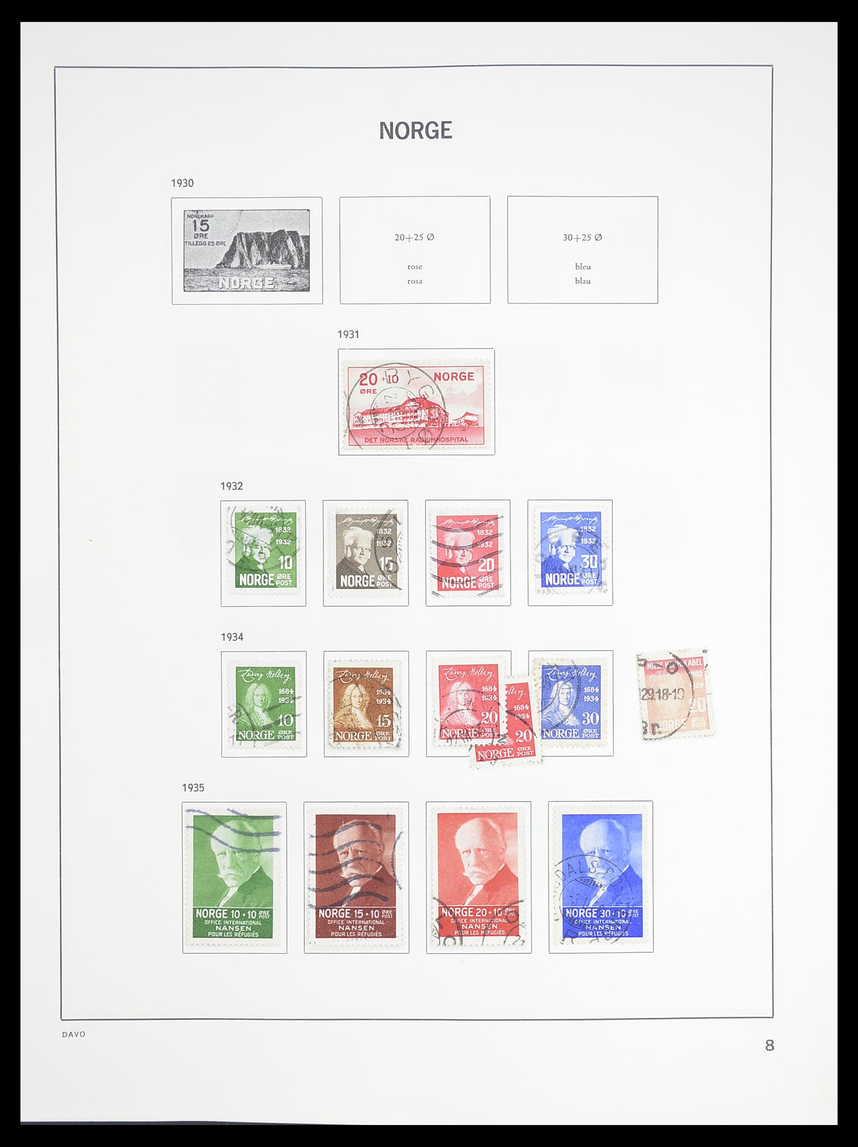 33389 010 - Postzegelverzameling 33389 Noorwegen 1856-2013.