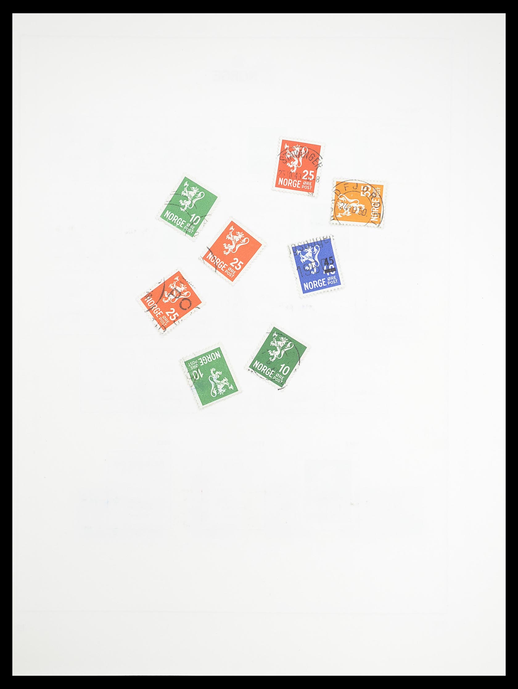 33389 015 - Postzegelverzameling 33389 Noorwegen 1856-2013.