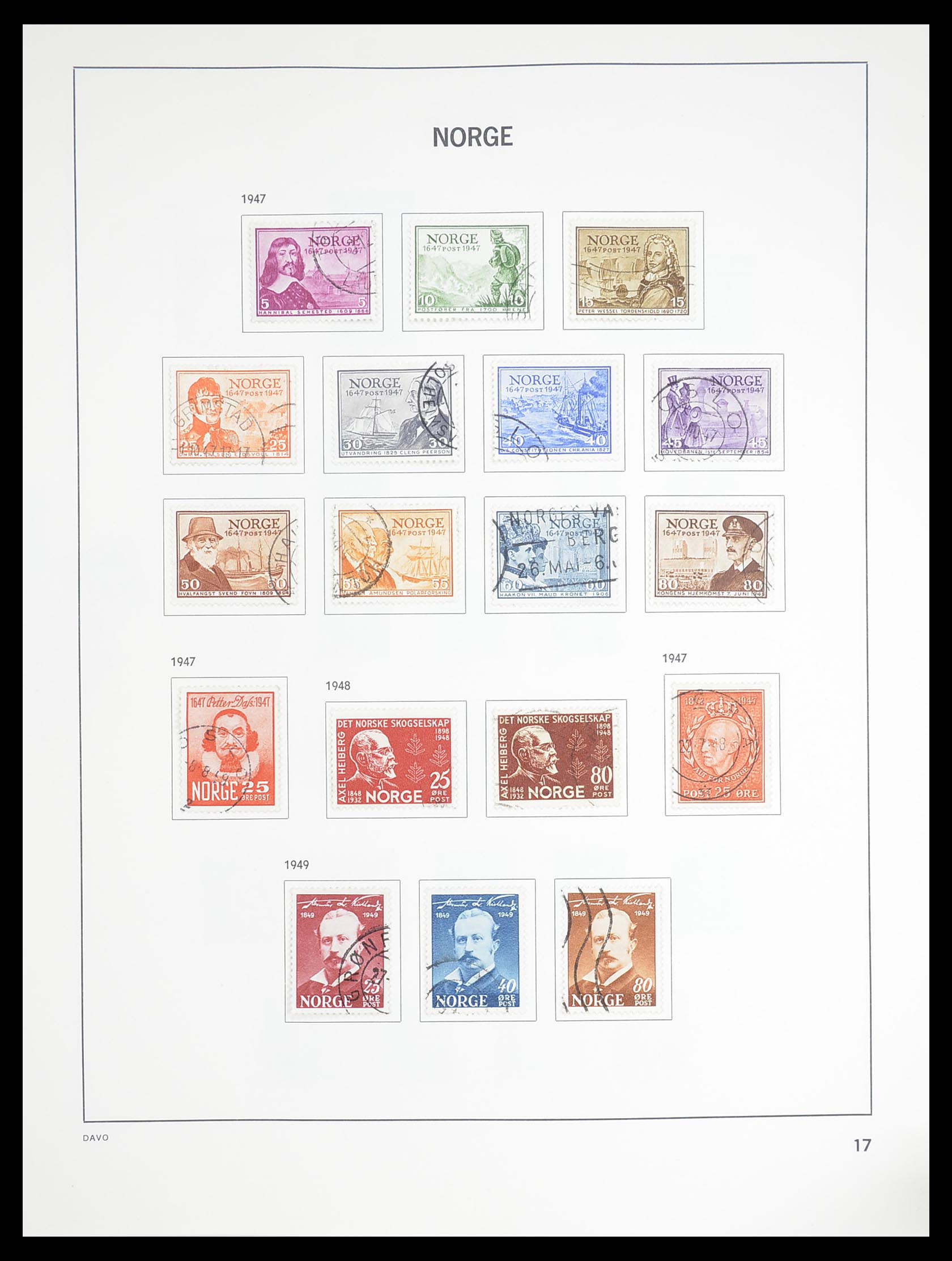 33389 020 - Postzegelverzameling 33389 Noorwegen 1856-2013.