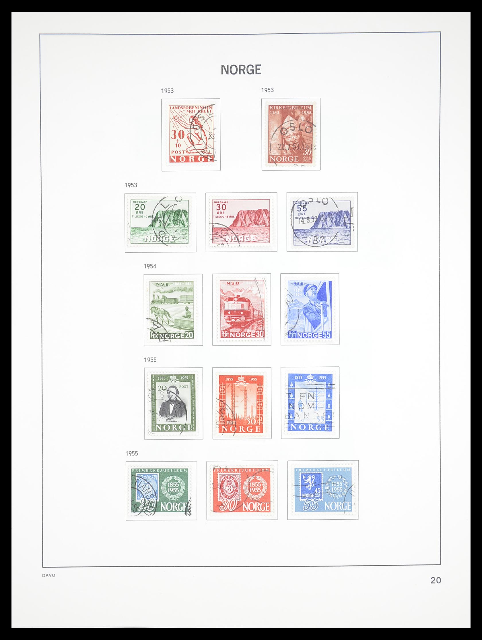 33389 025 - Stamp collection 33389 Norway 1856-2013.