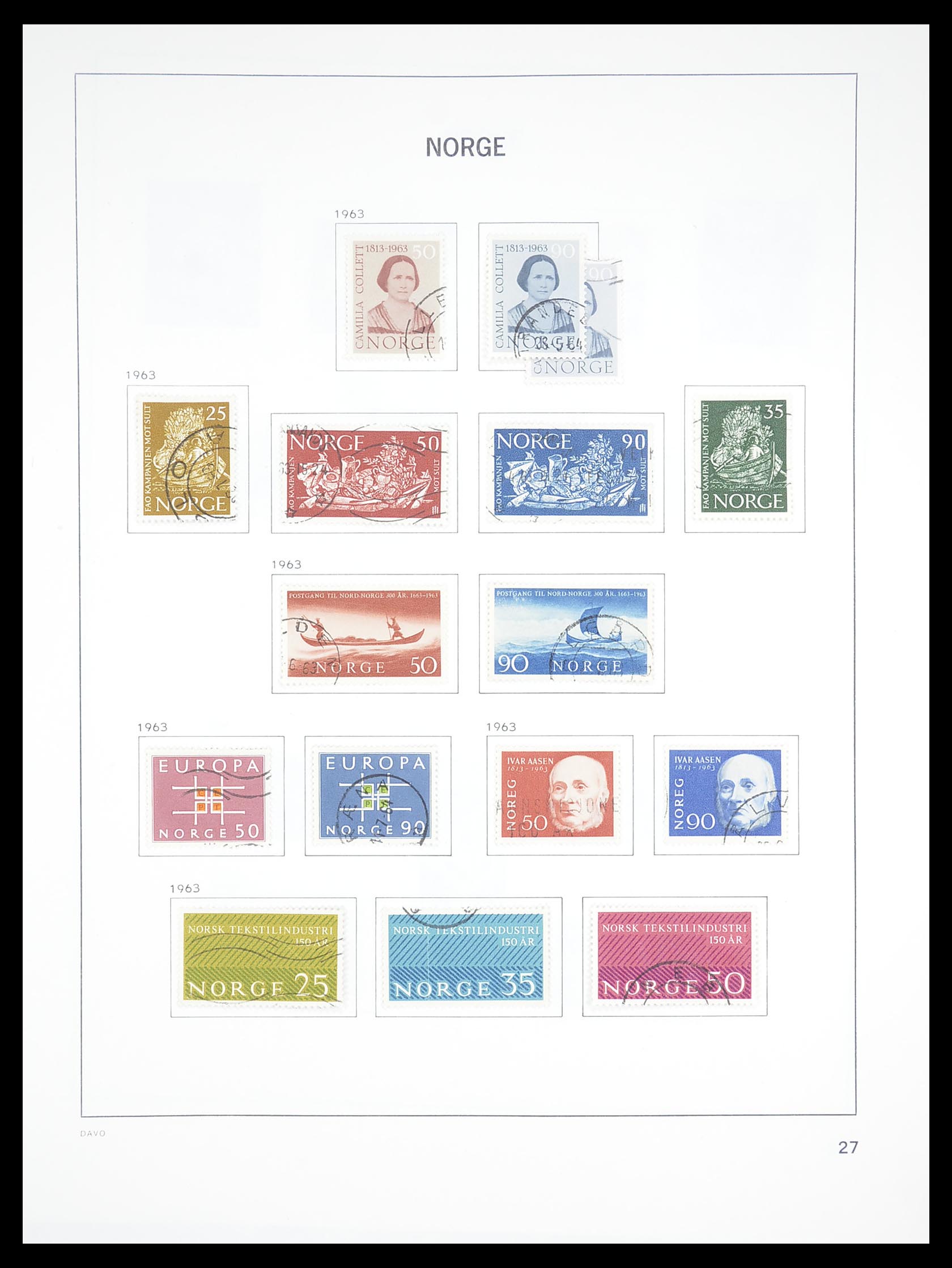 33389 033 - Stamp collection 33389 Norway 1856-2013.