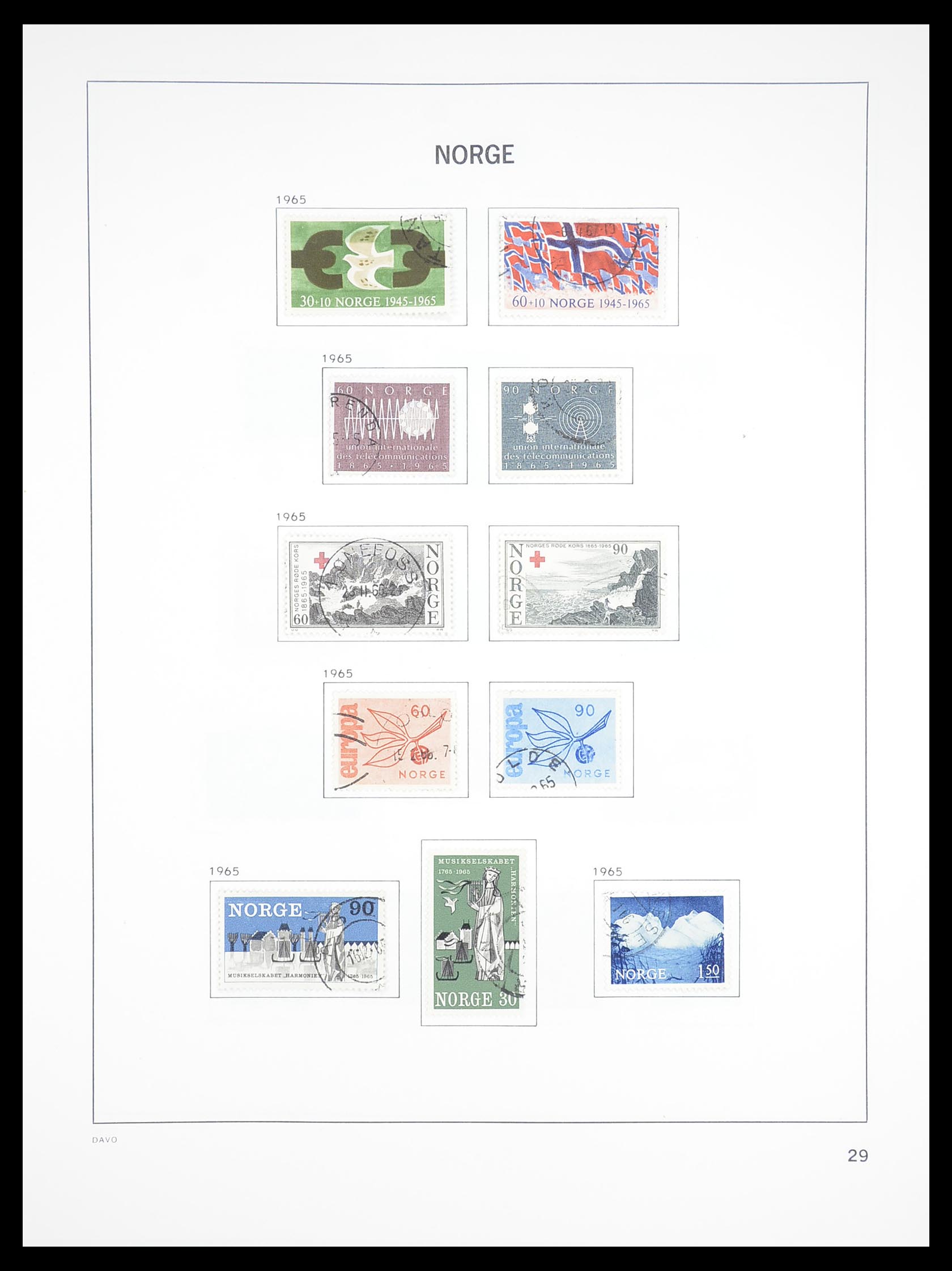 33389 035 - Stamp collection 33389 Norway 1856-2013.