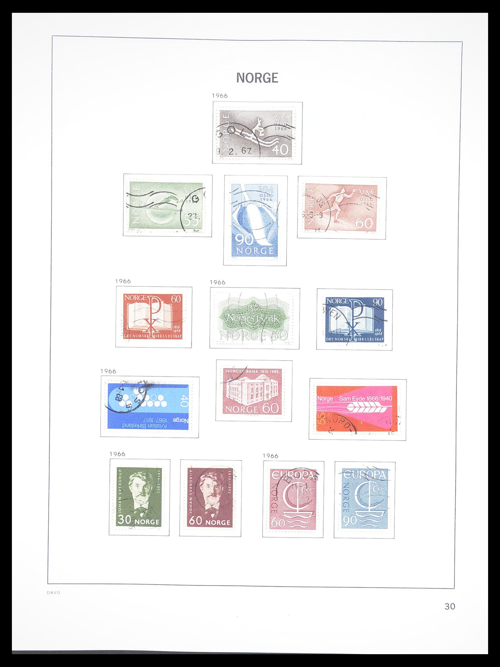 33389 036 - Stamp collection 33389 Norway 1856-2013.