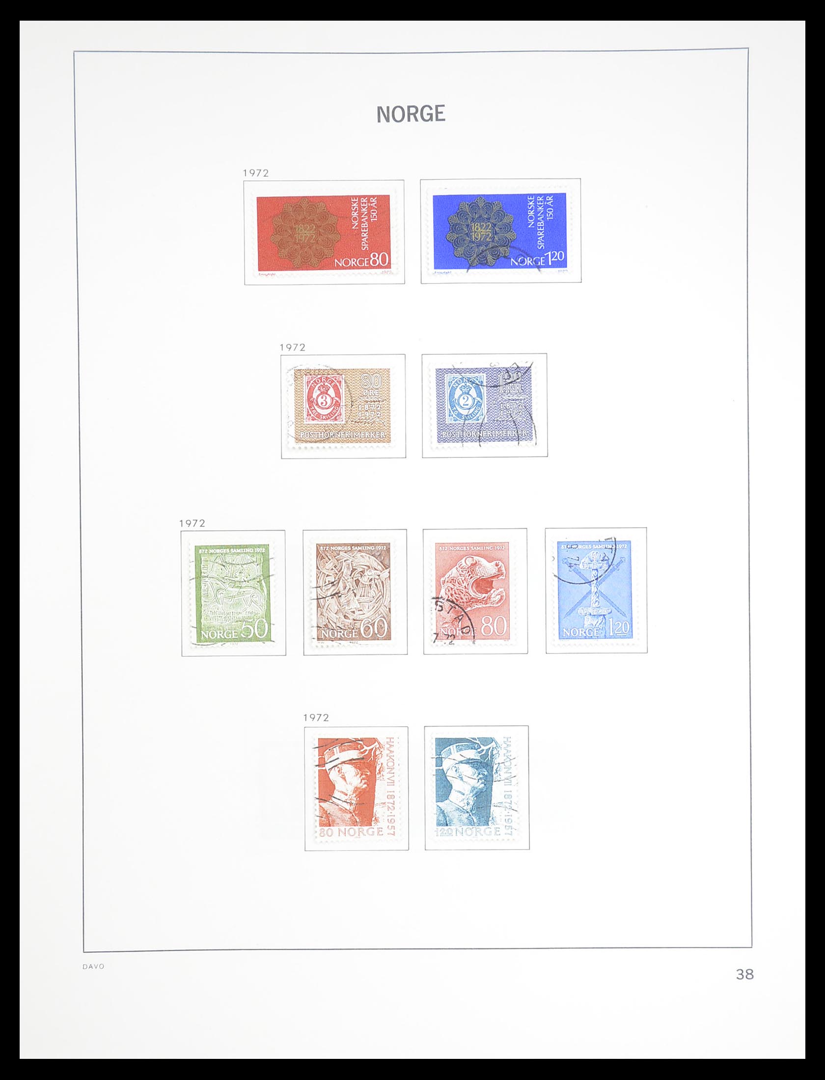33389 045 - Stamp collection 33389 Norway 1856-2013.